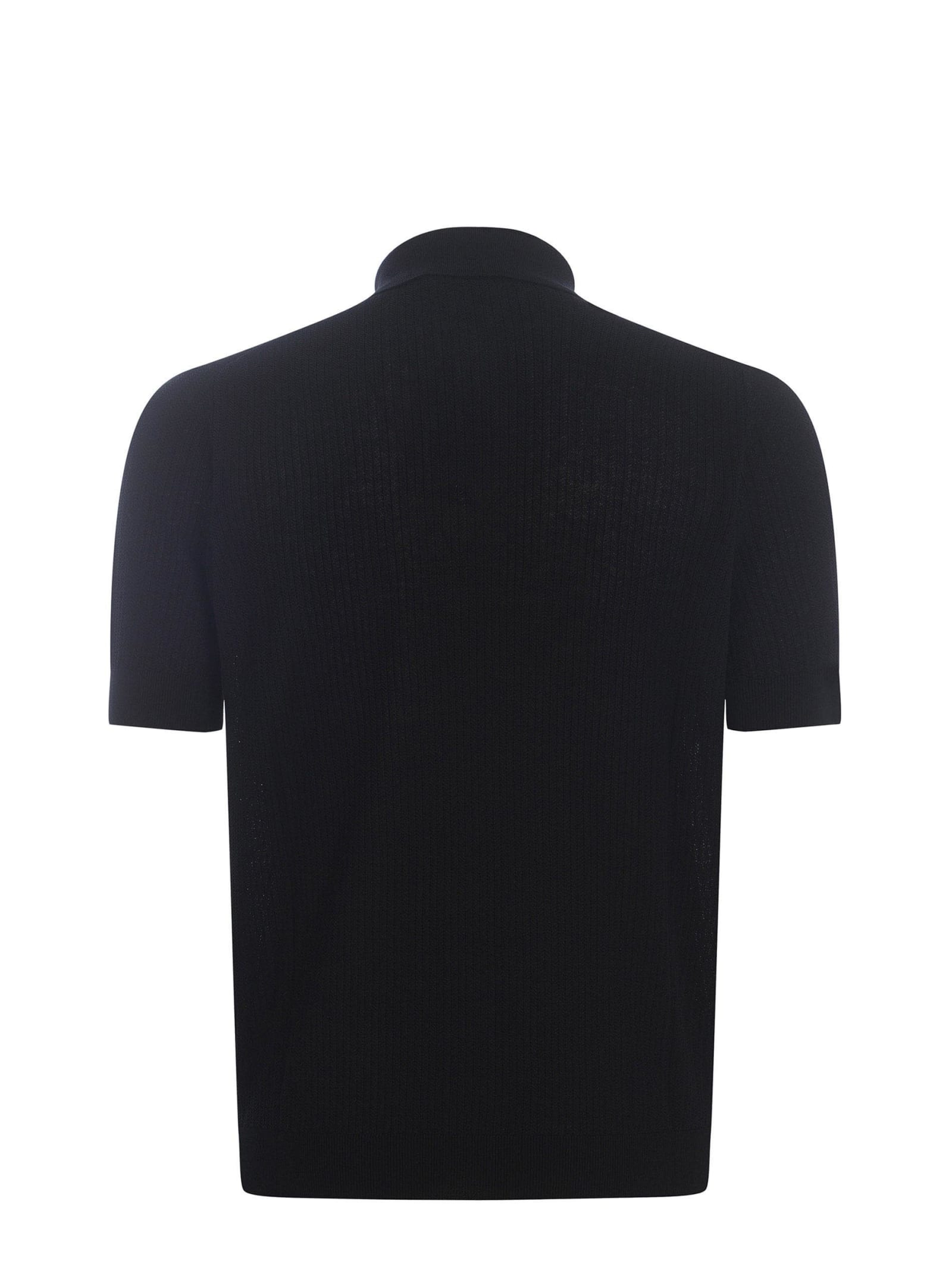 Shop Filippo De Laurentiis Shirt Filippo De Laurentis Made Of White Cotton. In Black