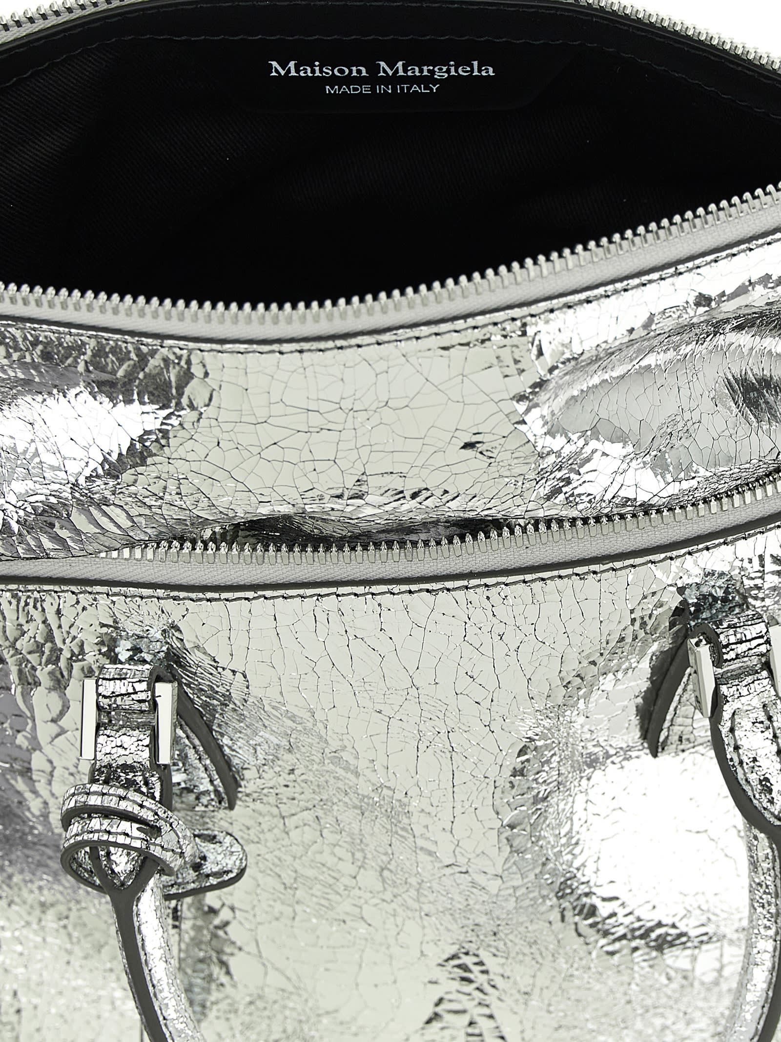 Maison Margiela 5ac Classique Mini Handbag In Silver