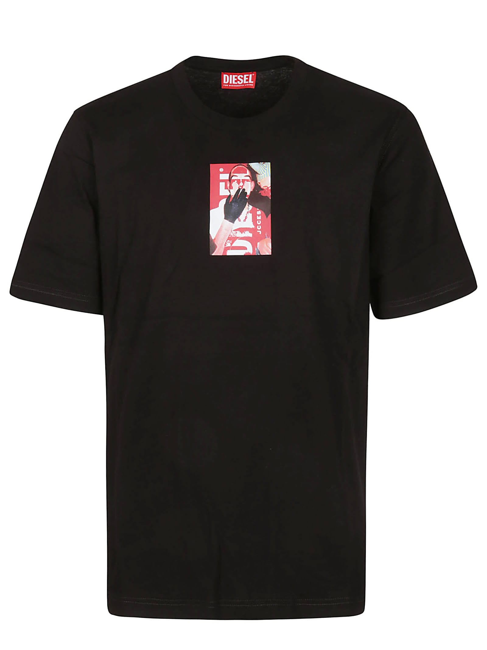 Shop Diesel T-just N11 T-shirt In Xx Black