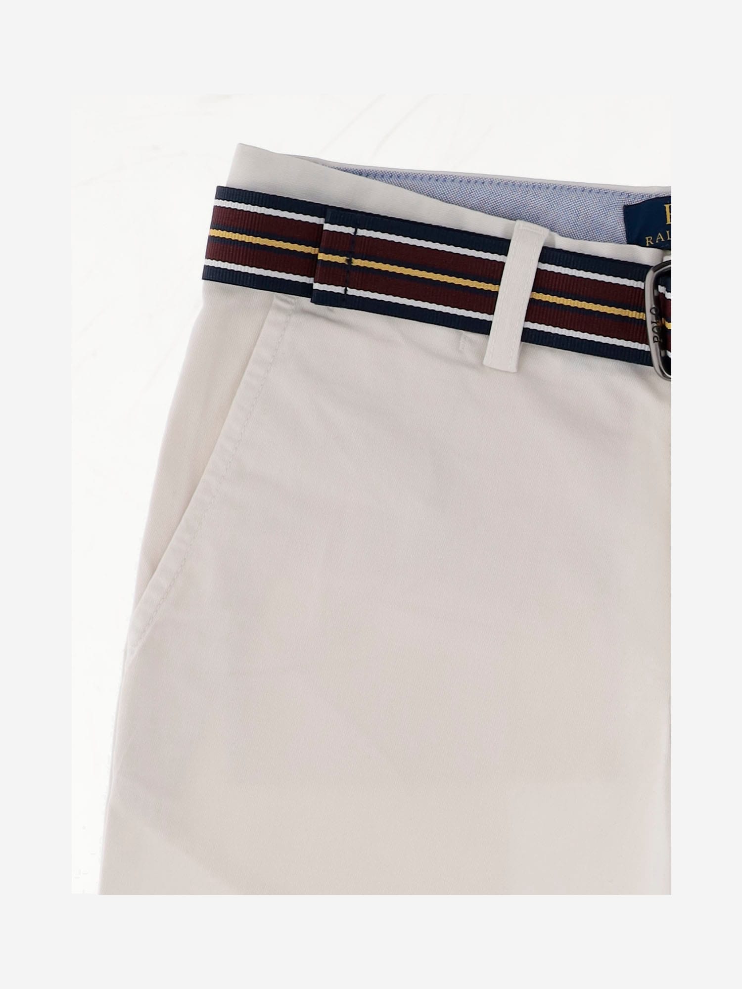 Polo Ralph Lauren Stretch Cotton Short Pants In White