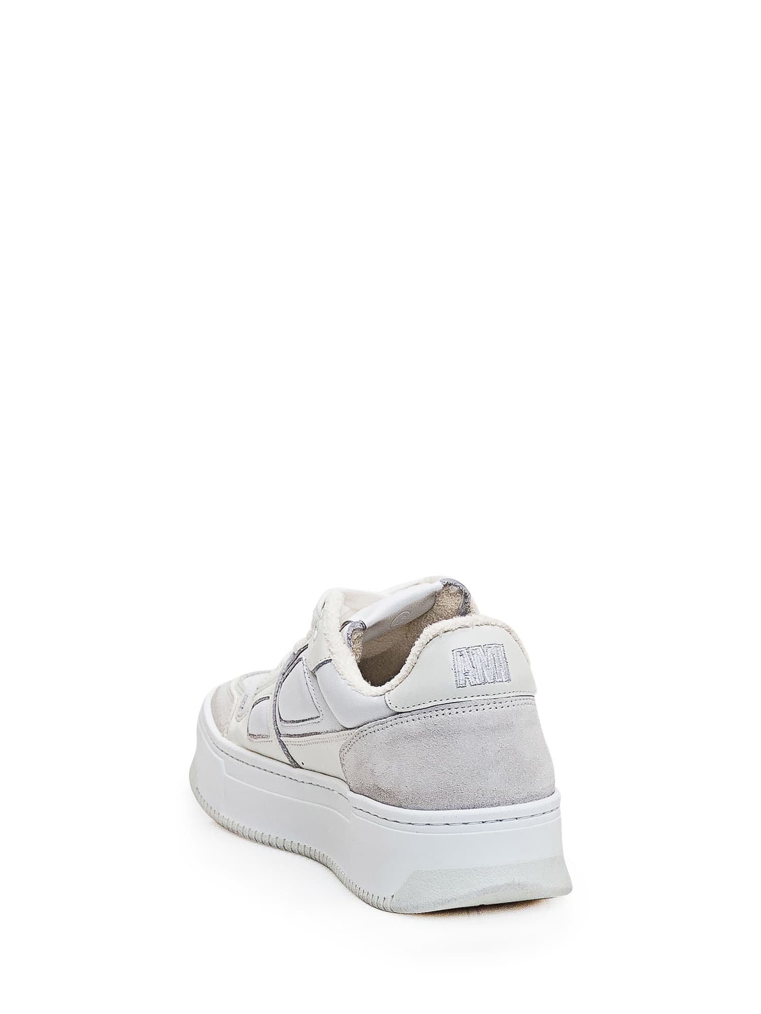 Shop Ami Alexandre Mattiussi New Arcade Sneaker In White/off White