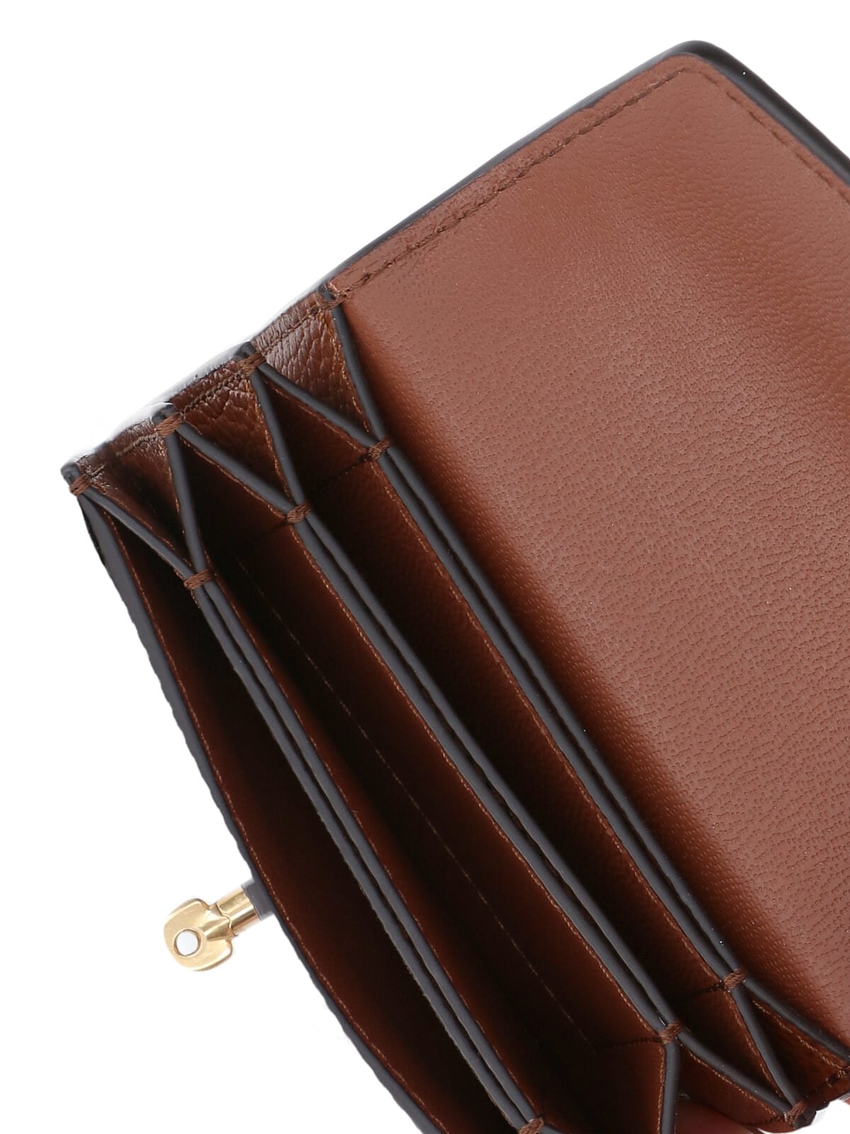 Mulberry Textured Wallet Gold-tone Hardware In Brown