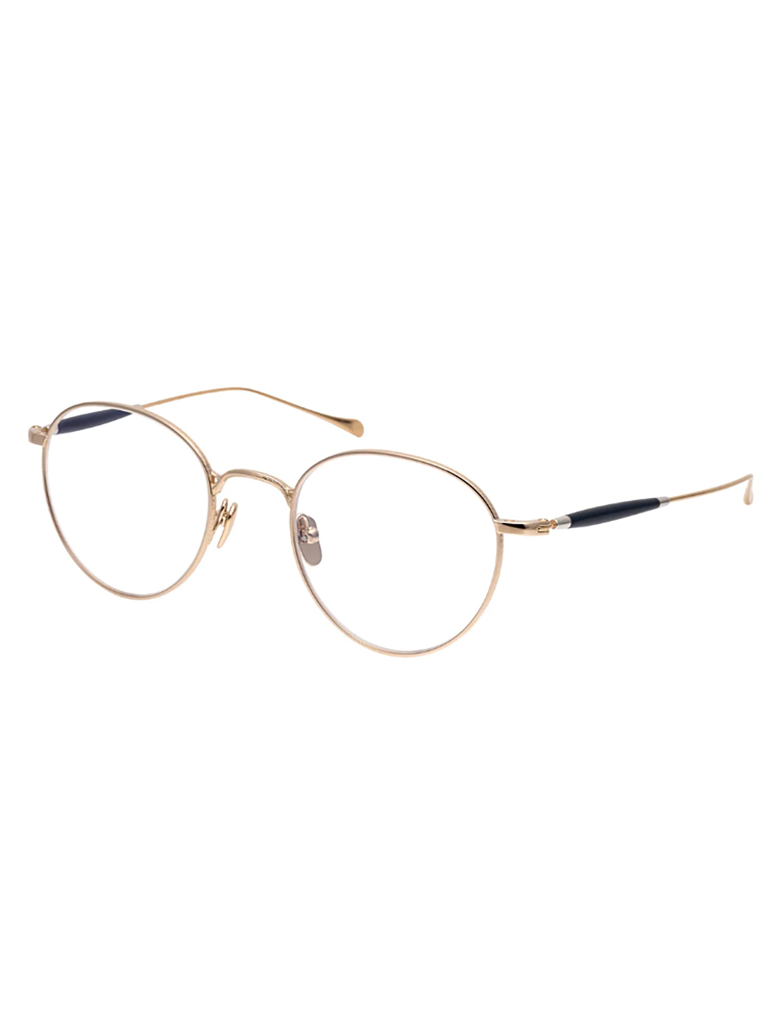Masunaga Gms/128t Eyewear In Gold