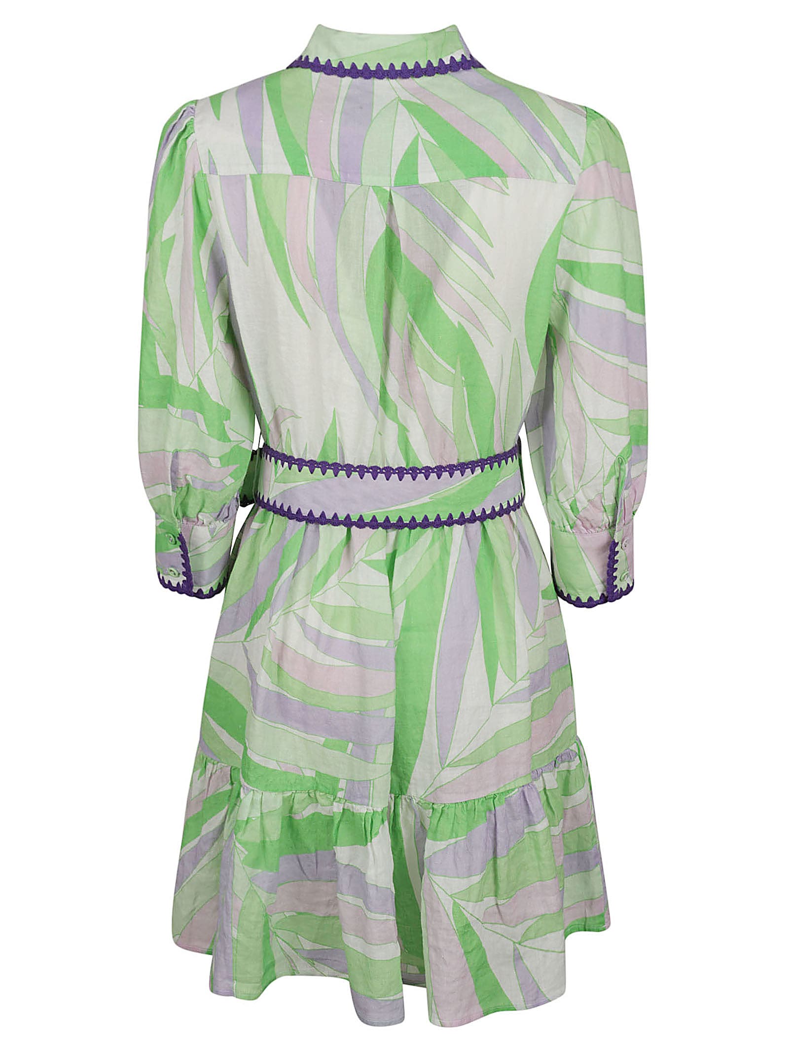 Shop Mc2 Saint Barth Dresses In Fantasia Verde