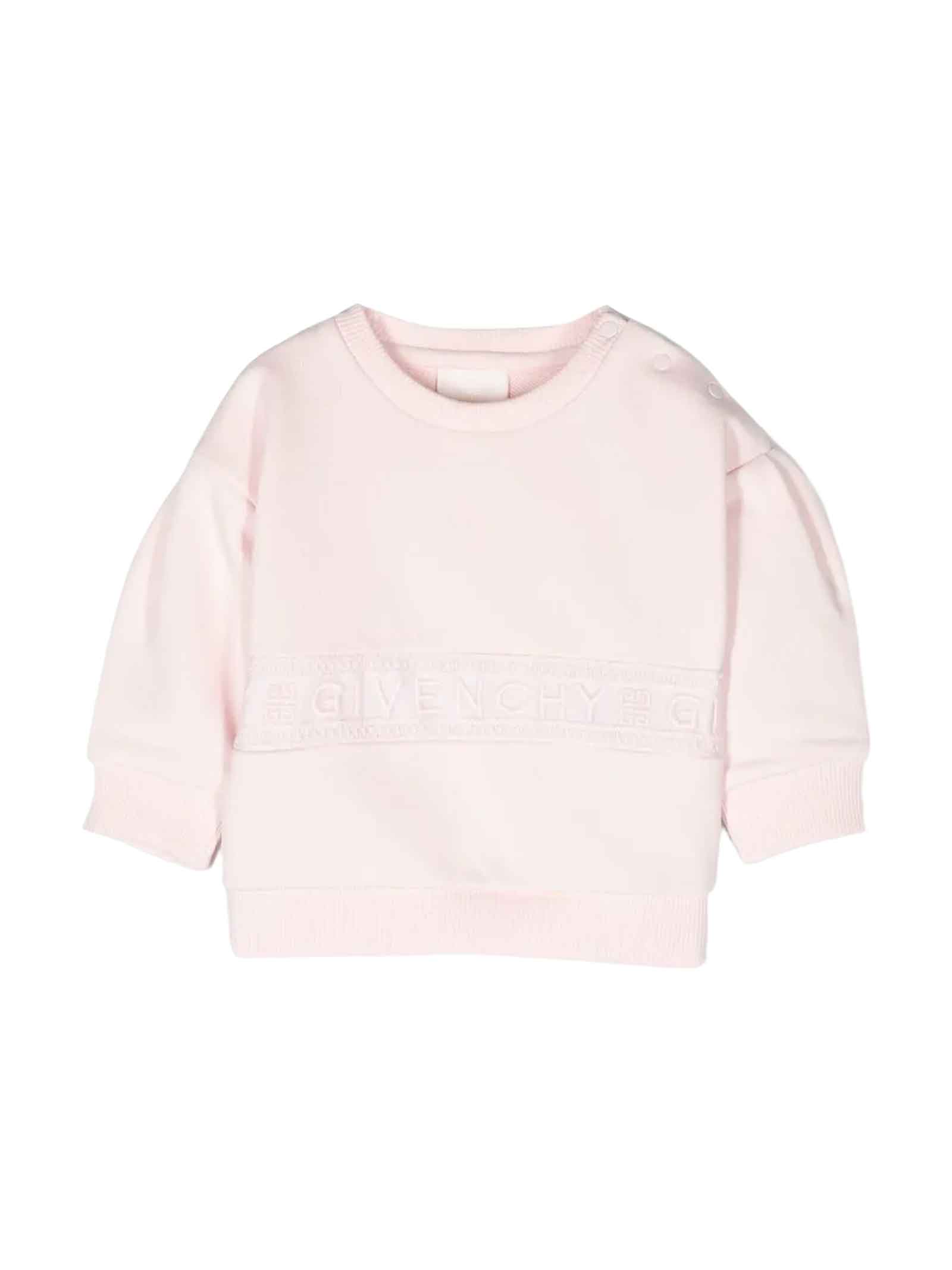 Givenchy Pink Sweatshirt Baby Girl