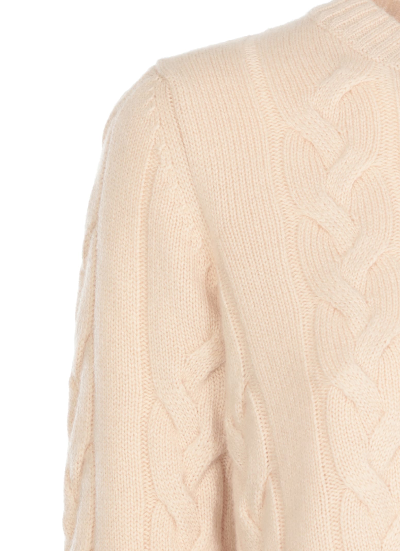 Shop Kangra Wool Sweater In Beige