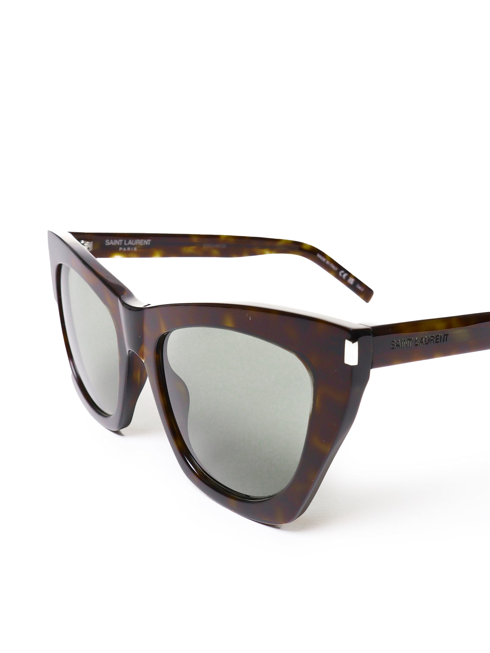 Saint Laurent Kate Sl 214 Acetate Glasses In Tortoiseshell