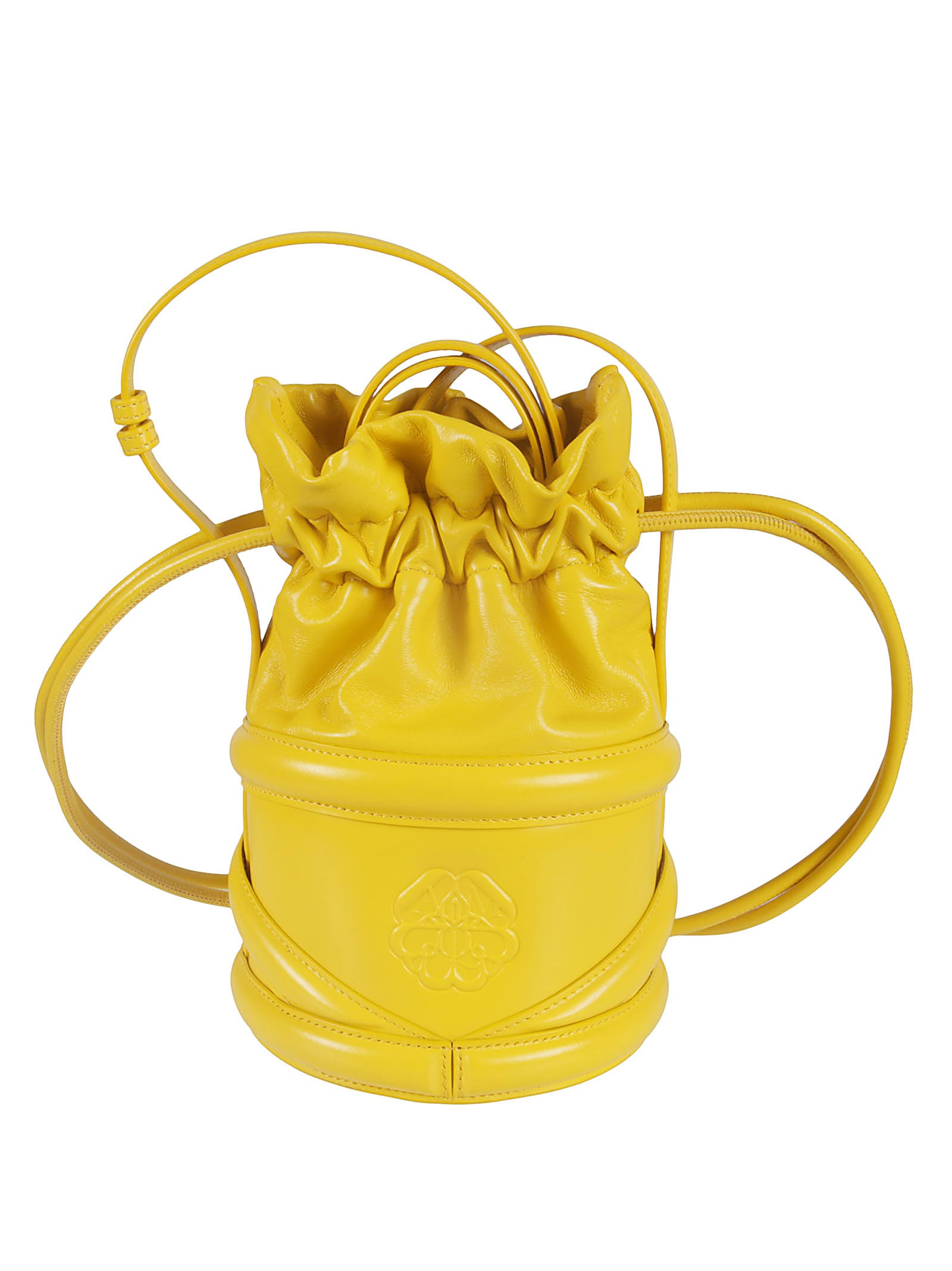 Alexander Mcqueen Soft Curve Crossbody Bag In New Pop Yellow