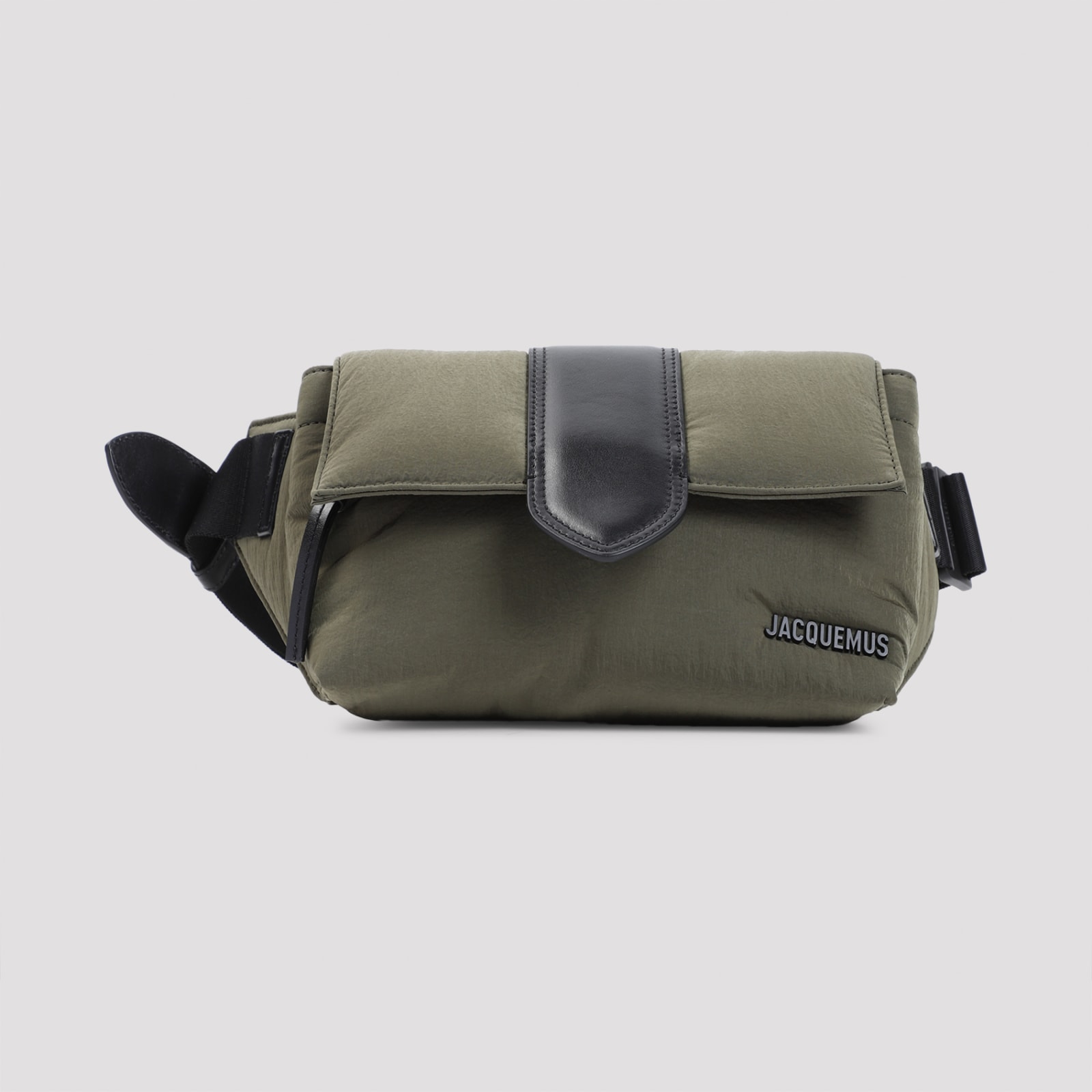 Shop Jacquemus Le Banane Bambino Belt Bag In Khaki