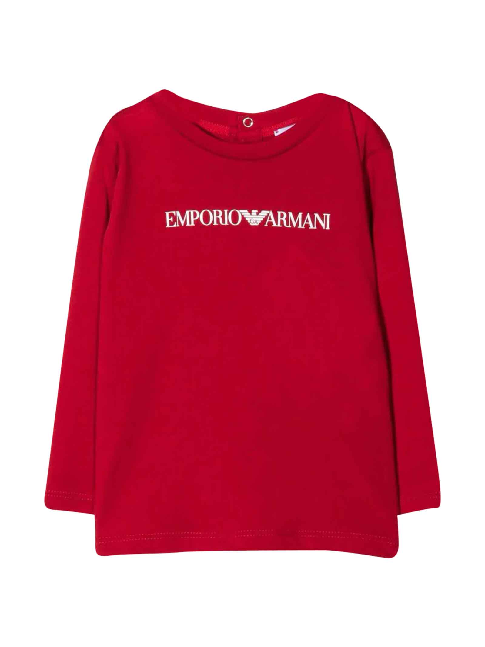 Emporio Armani Red T-shirt Unisex