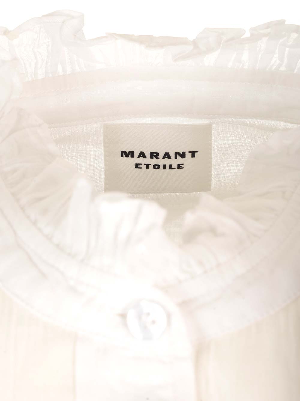 Shop Marant Etoile White Gamble Blouse