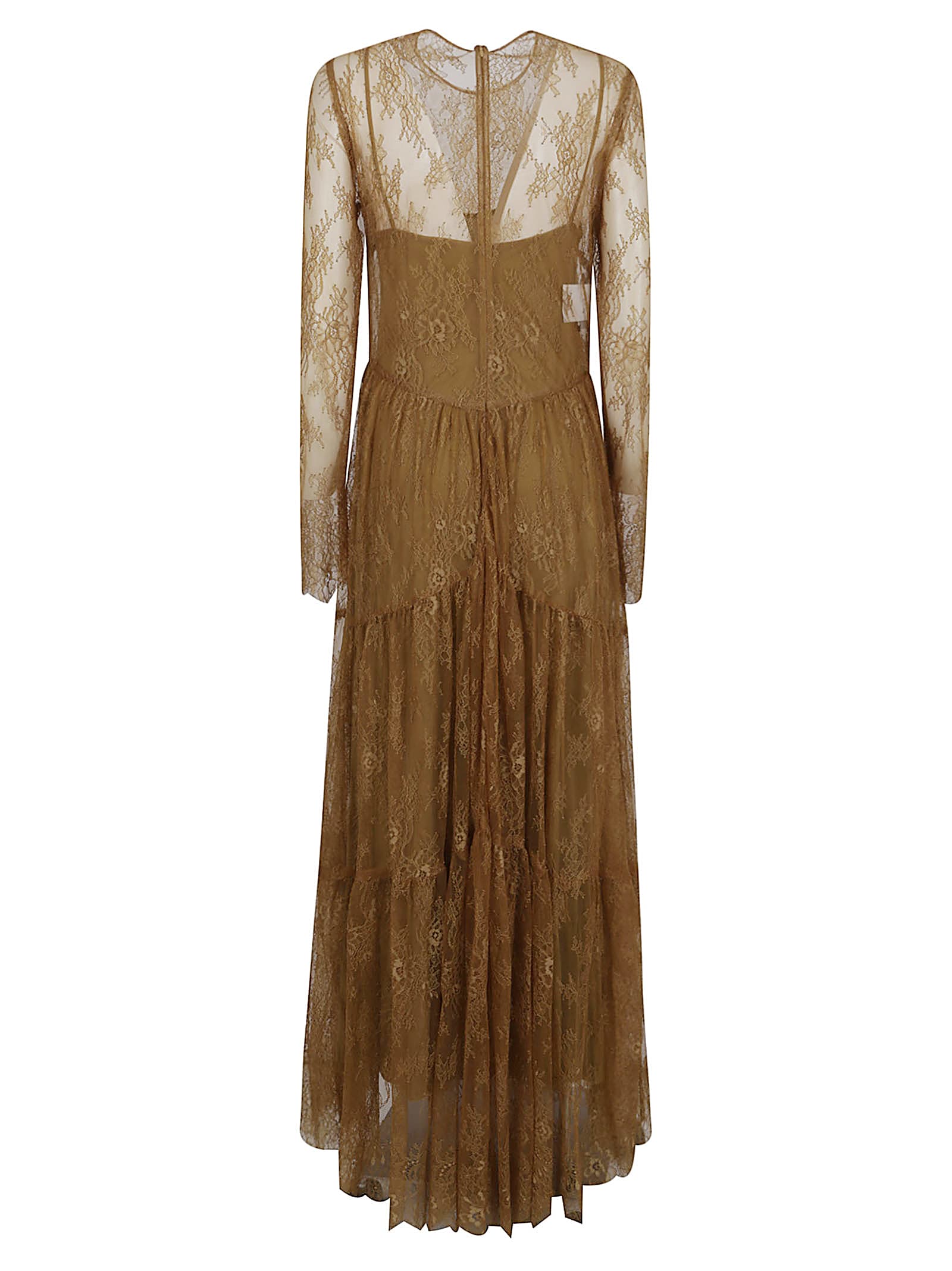 Shop Philosophy Di Lorenzo Serafini Dress In Beige