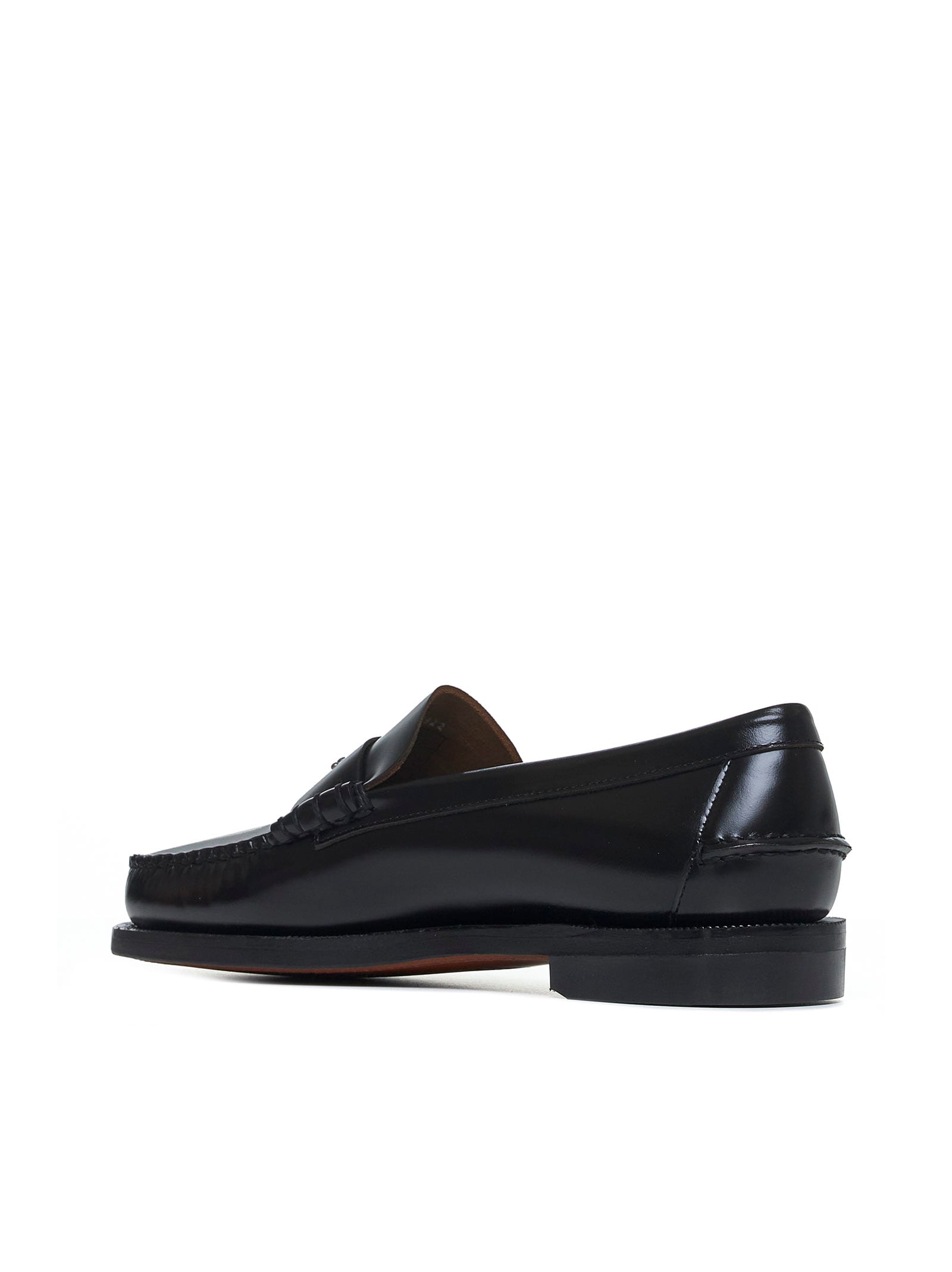 Shop Msgm Loafers In Black Sun