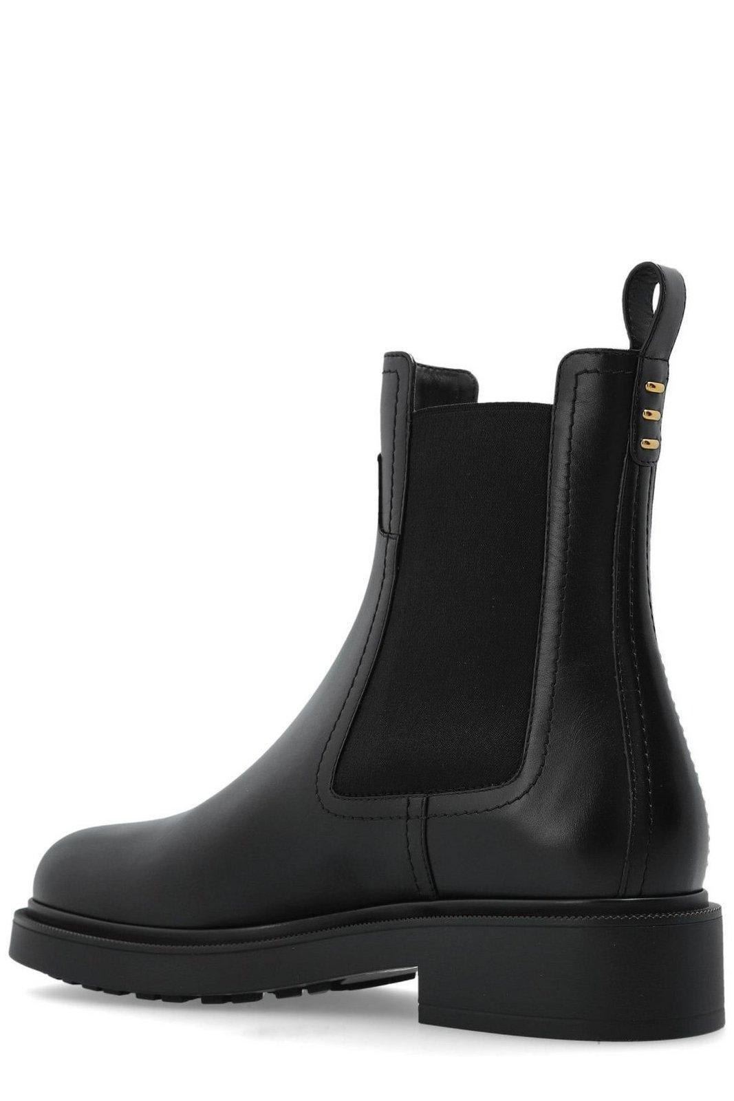 Shop Fendi Filo Biker Ankle Boots In Abb Nero