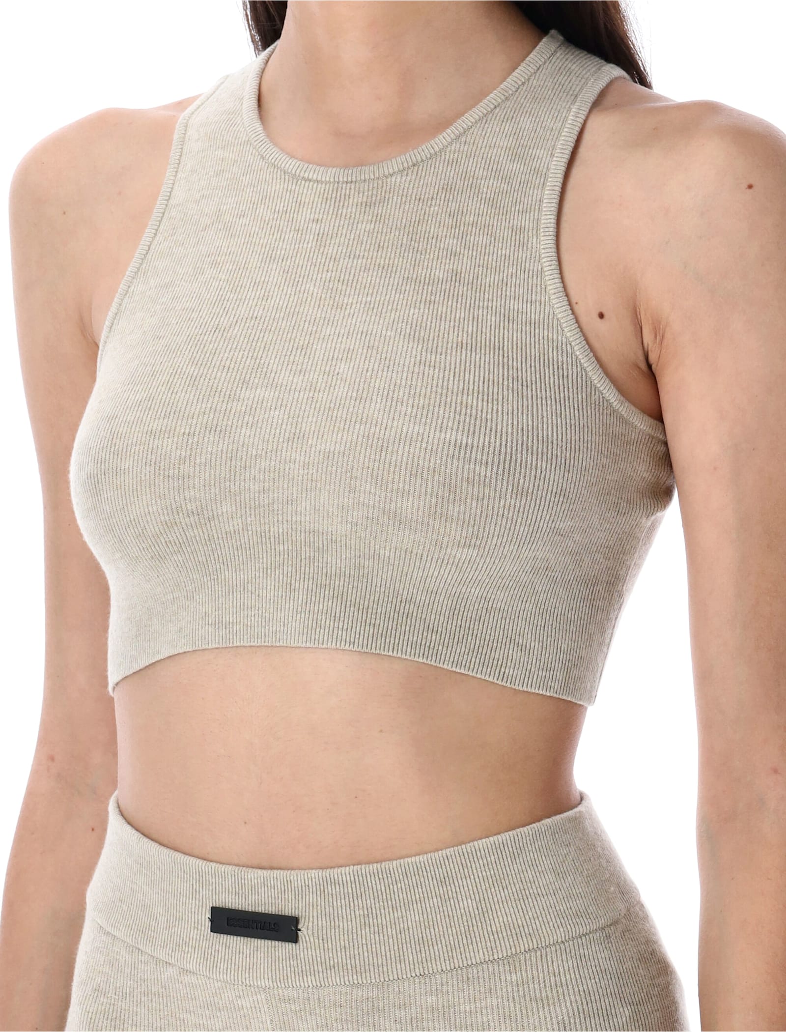Fear Of God Cropped Top In Neutral
