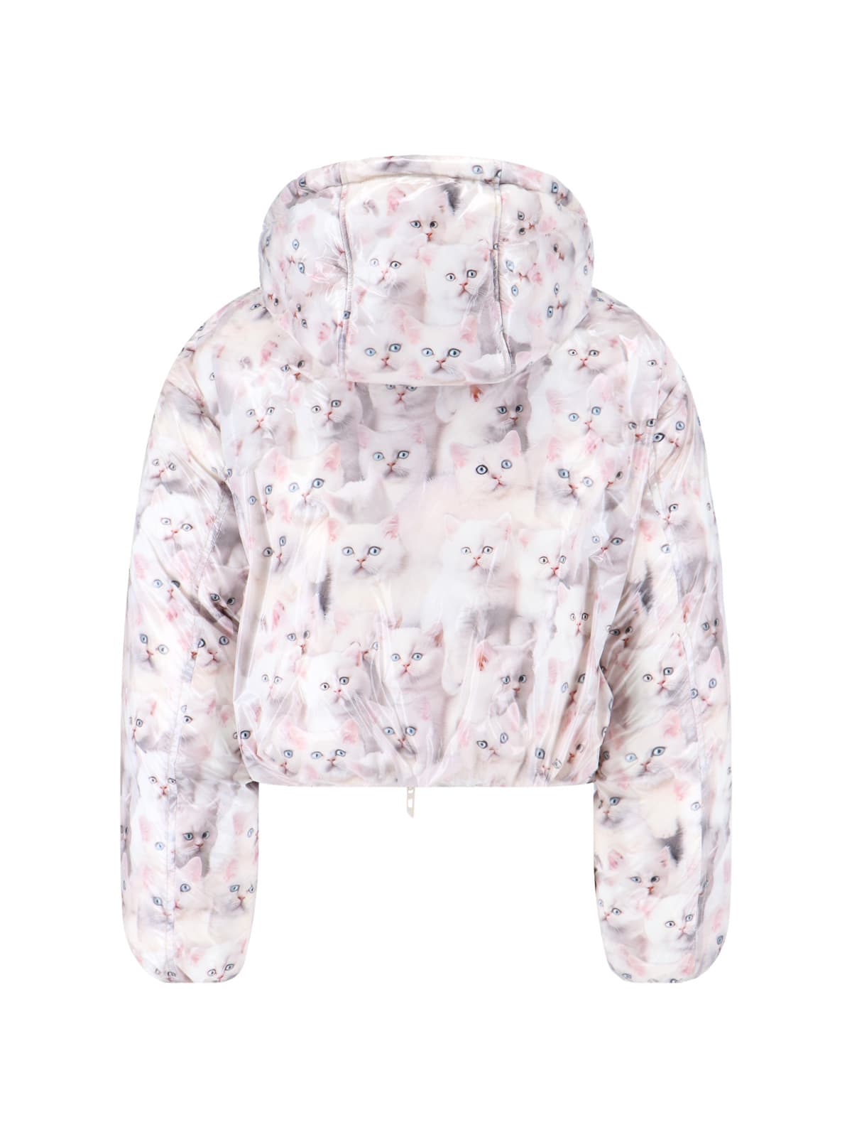Diesel W-inner-r1 Short Down Jacket In White