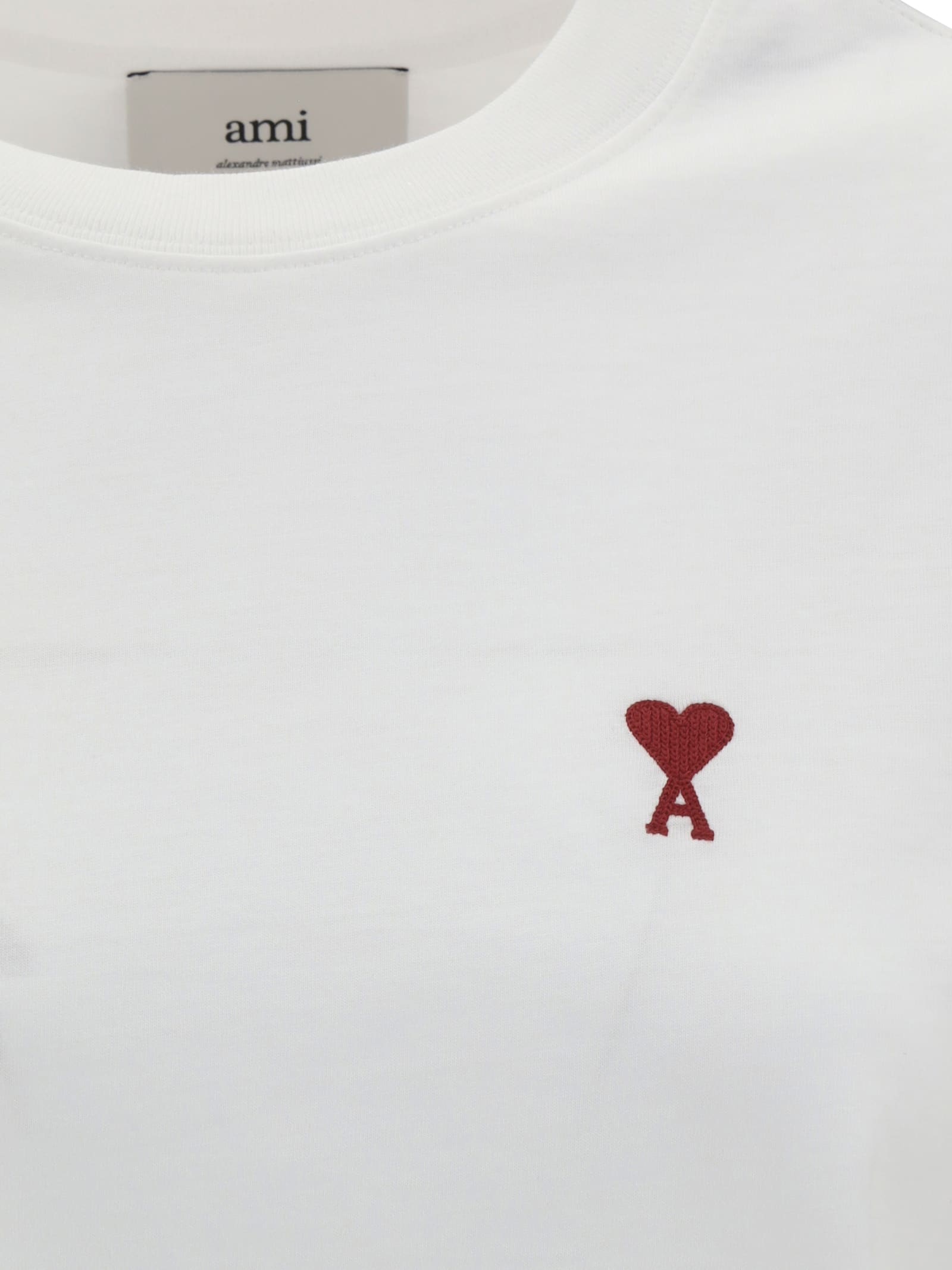 Ami Alexandre Mattiussi Ami Paris T-shirts And Polos In White