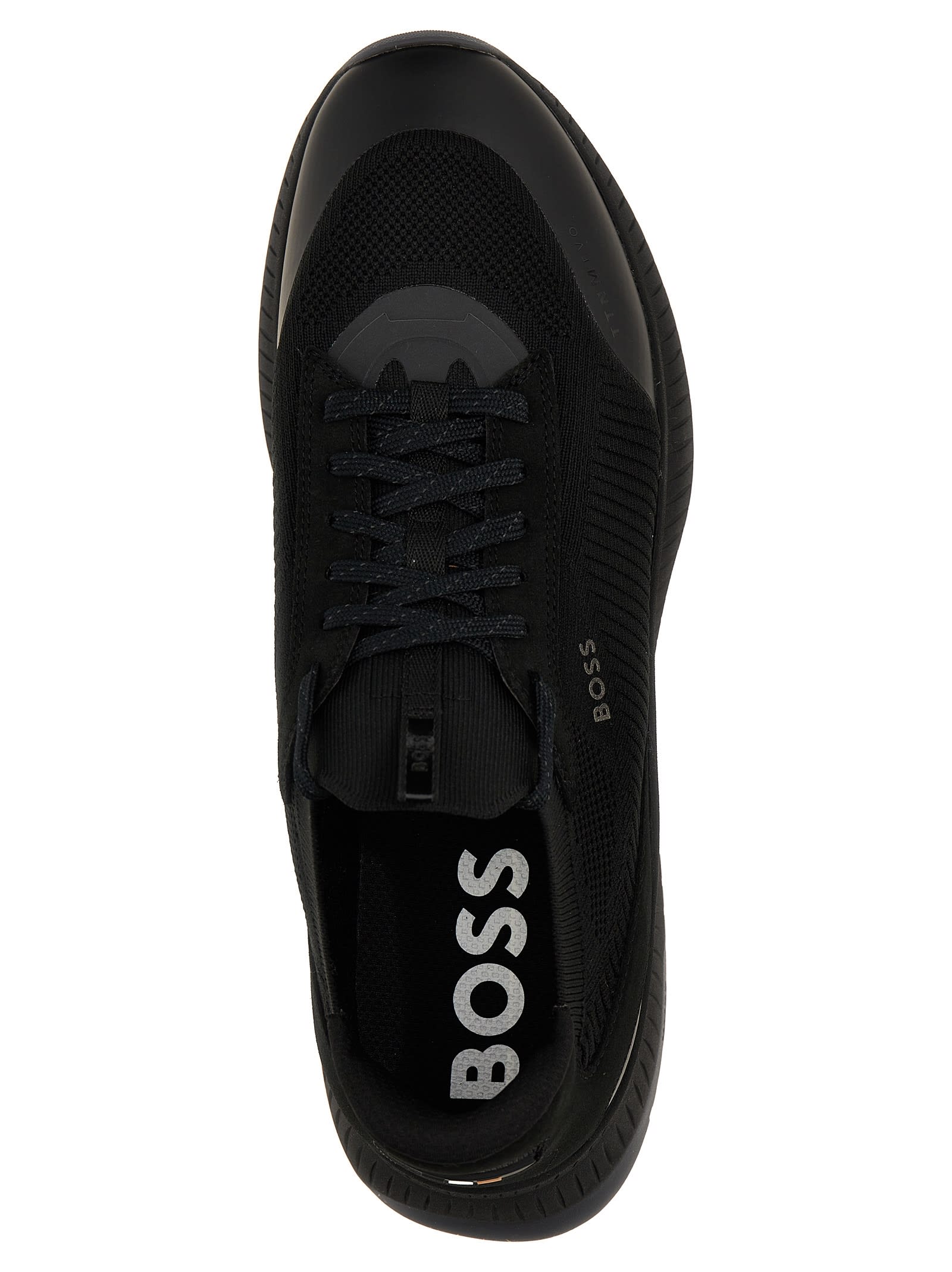 Shop Hugo Boss Ttnm Evo Sneakers In Black