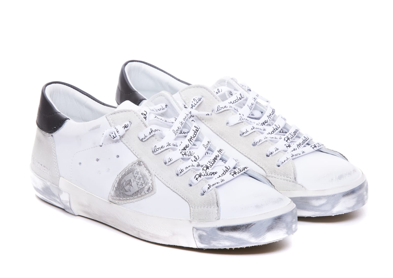 Shop Philippe Model Prsx Sneakers In White