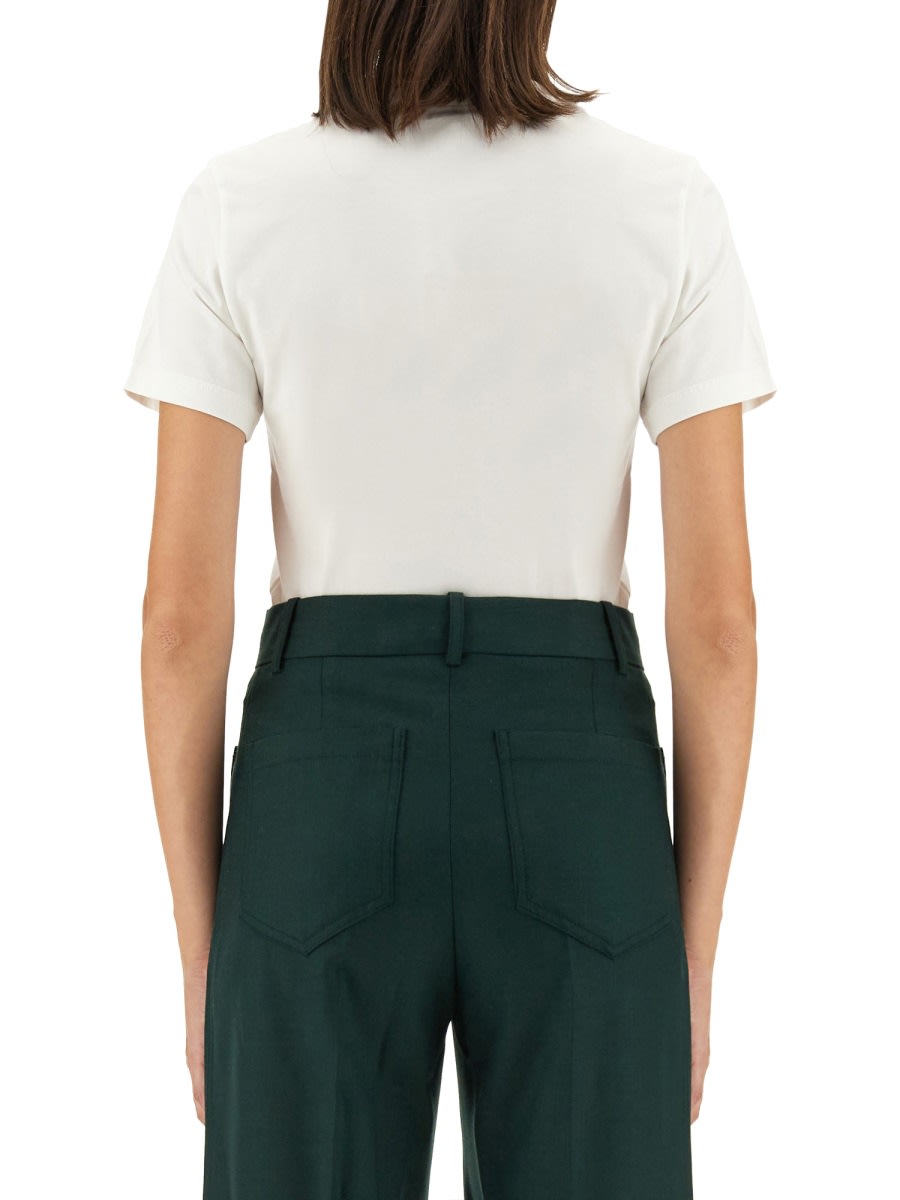 Shop Victoria Beckham T-shirt With Logo In White