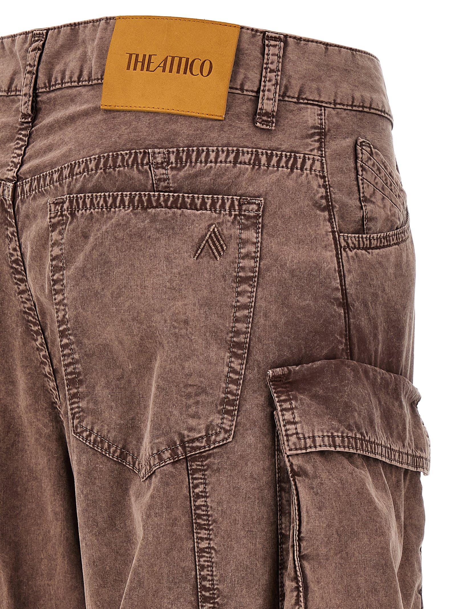 Shop Attico Fern Pants In Purple