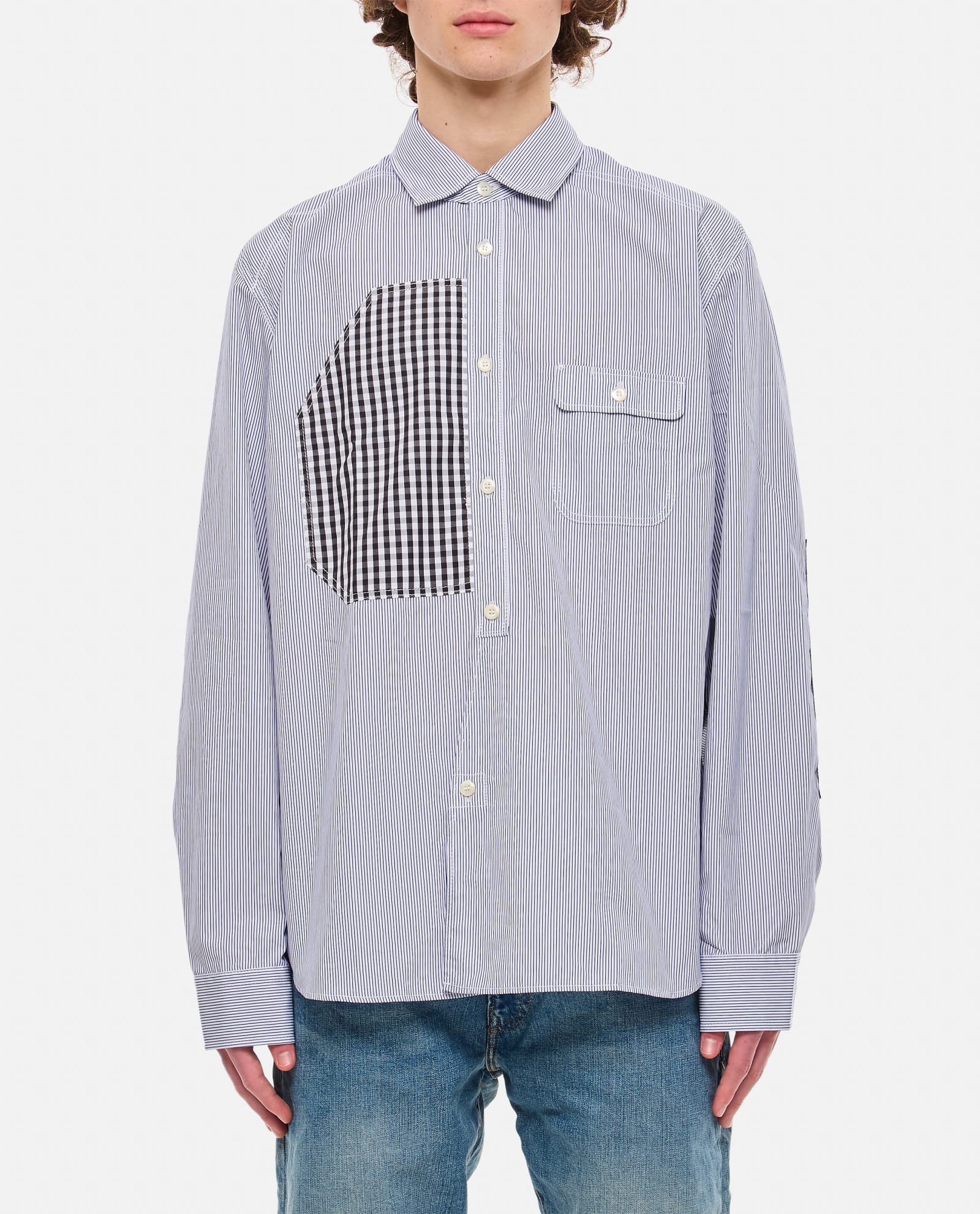 Long Sleeves Patch Shirt