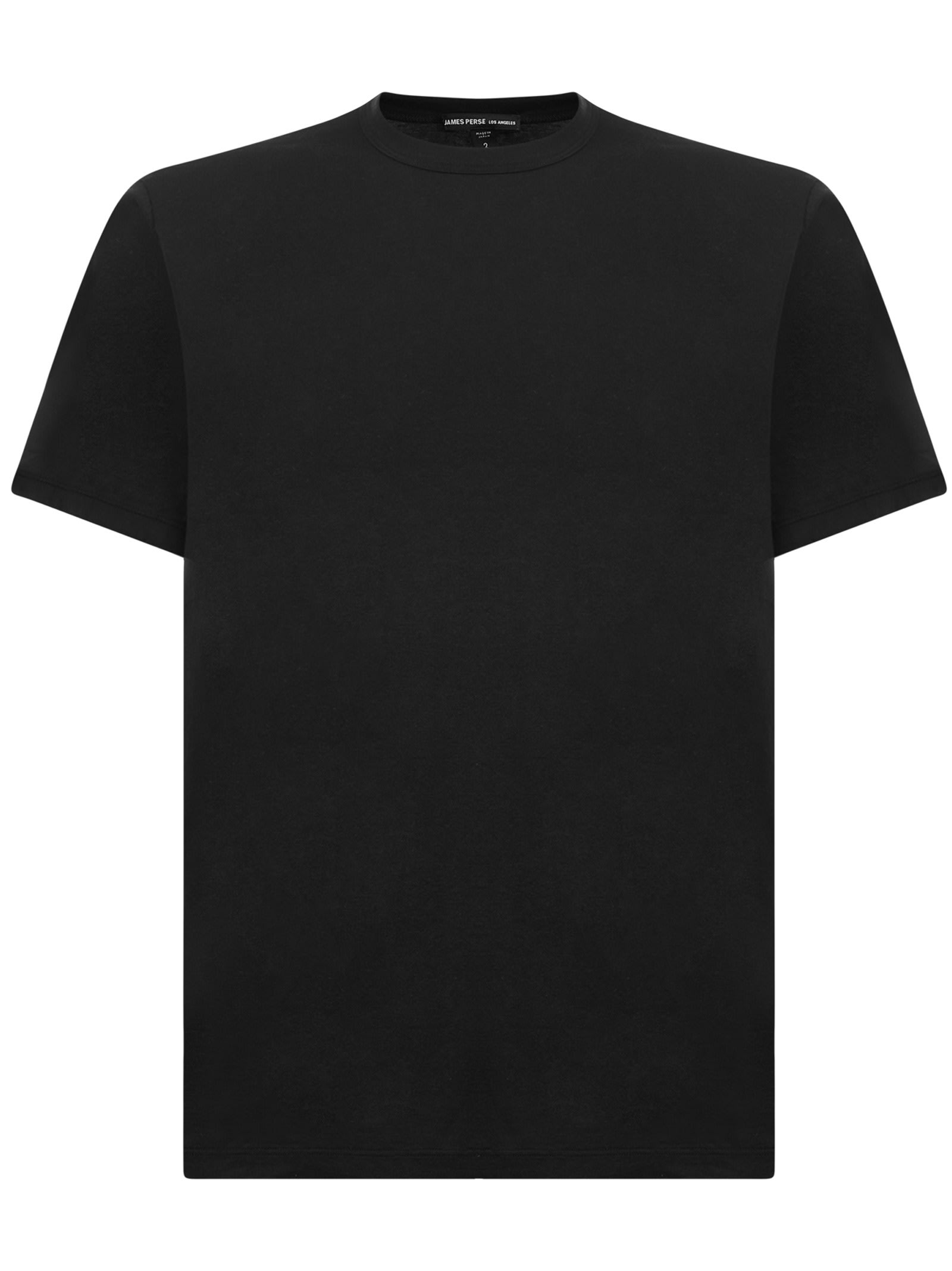 Shop James Perse Luxe Lotus Jersey T-shirt In Black