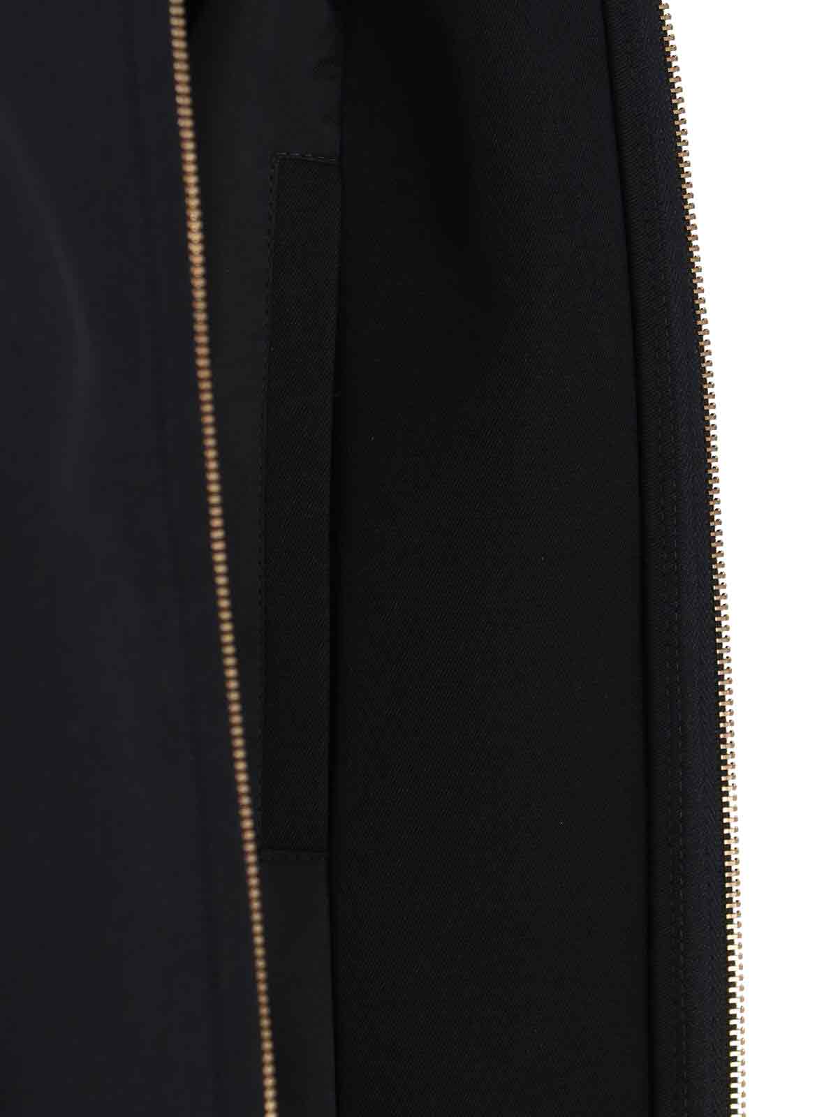 Casablanca Tailored Wool Jacket With Contrasting Logo In Black