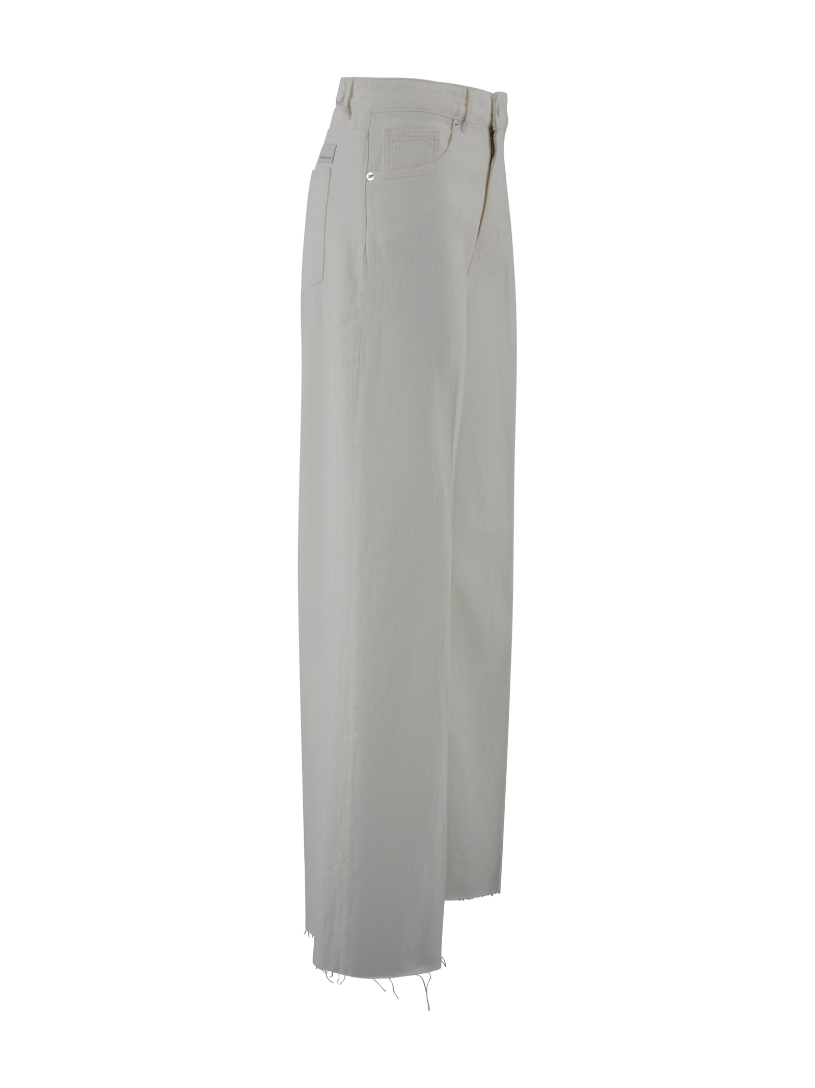 Nine In The Morning Mid-rise Trousers In Gray