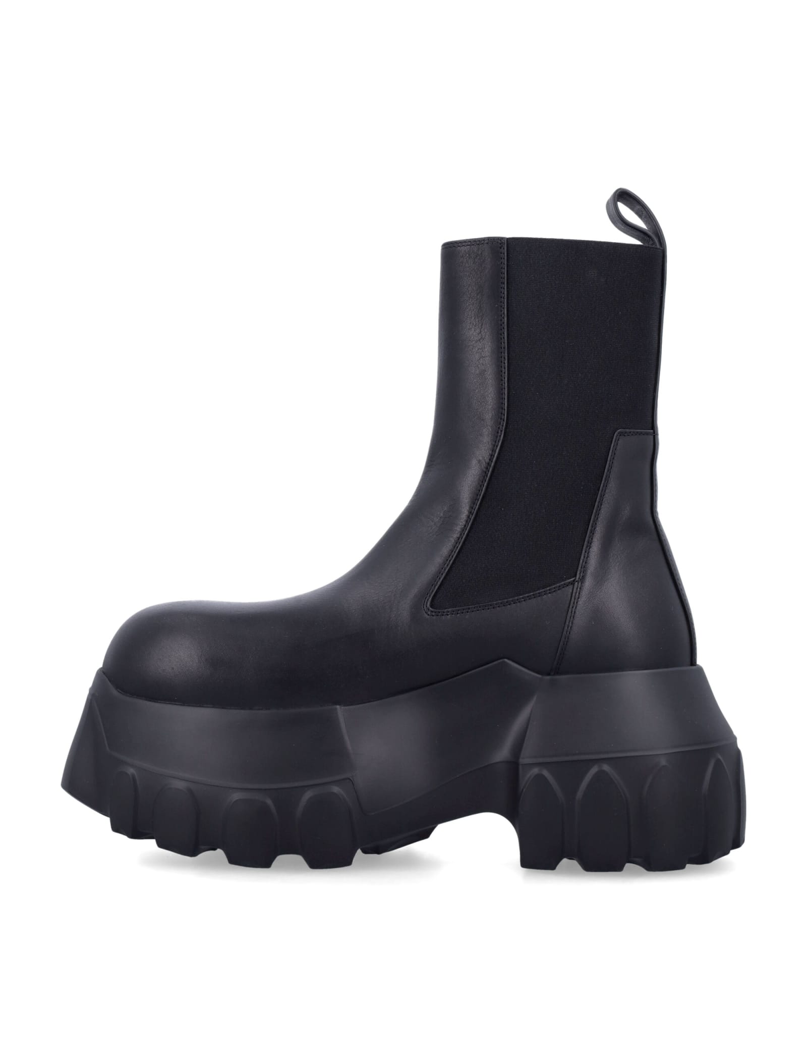 Shop Rick Owens Mega Tractor Beatle Boots In Black Black