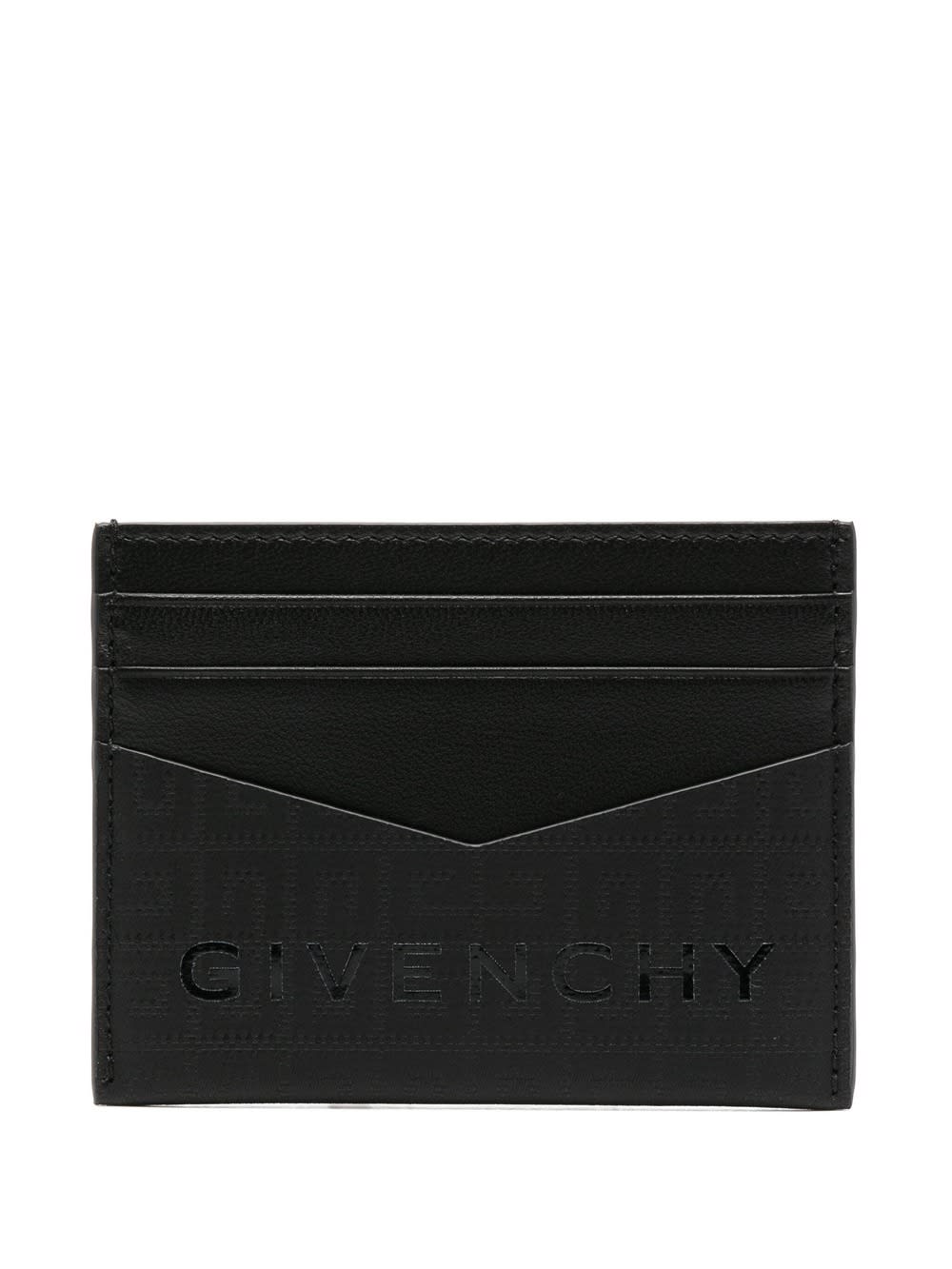 Shop Givenchy Black 4g Nylon Card Holder