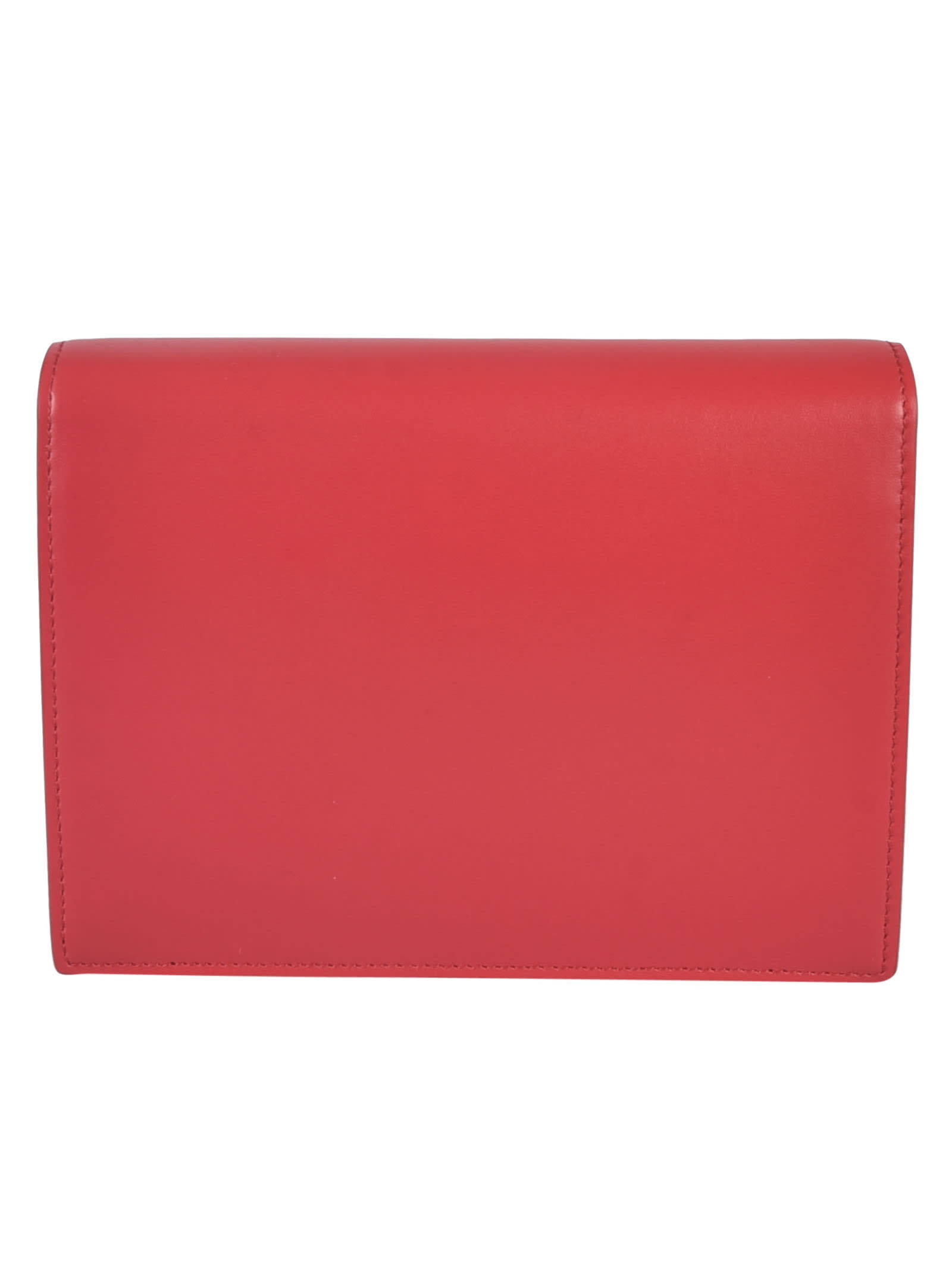 Shop Dolce & Gabbana Leather Shoulder Bag In Red