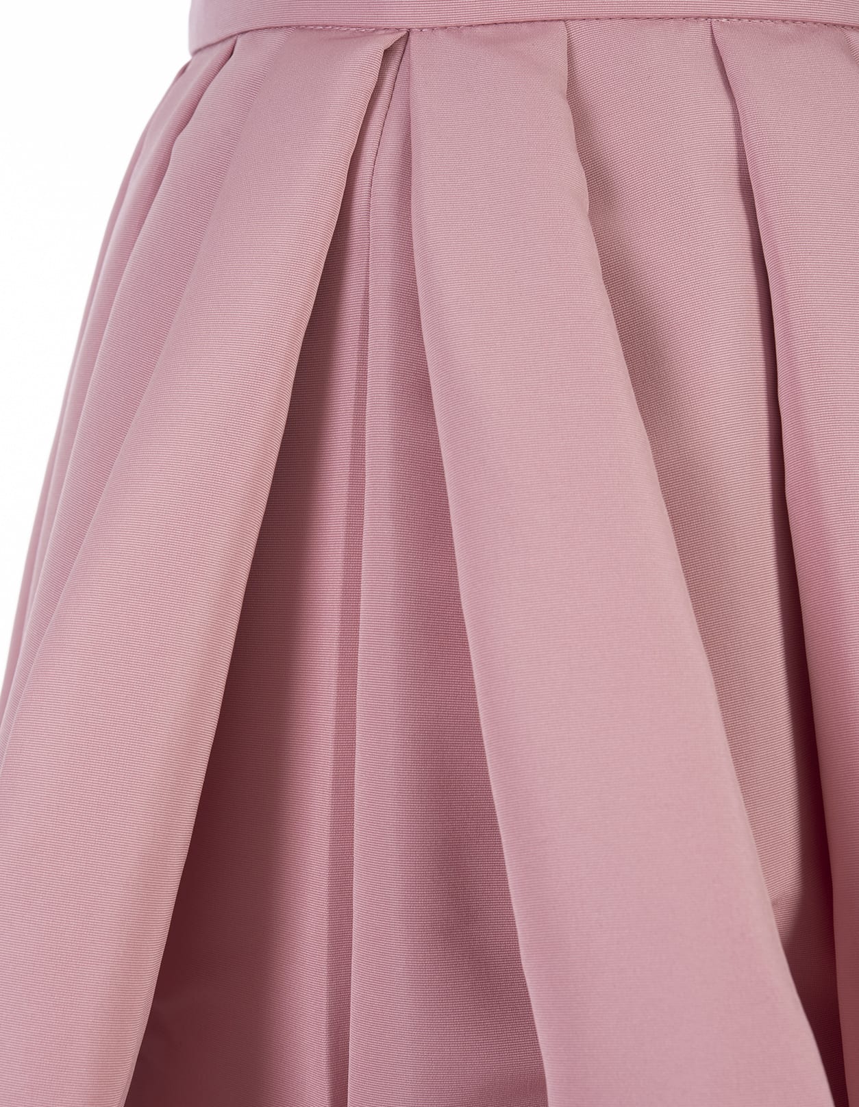 Shop Alexander Mcqueen Light Pink Curled Midi Skirt