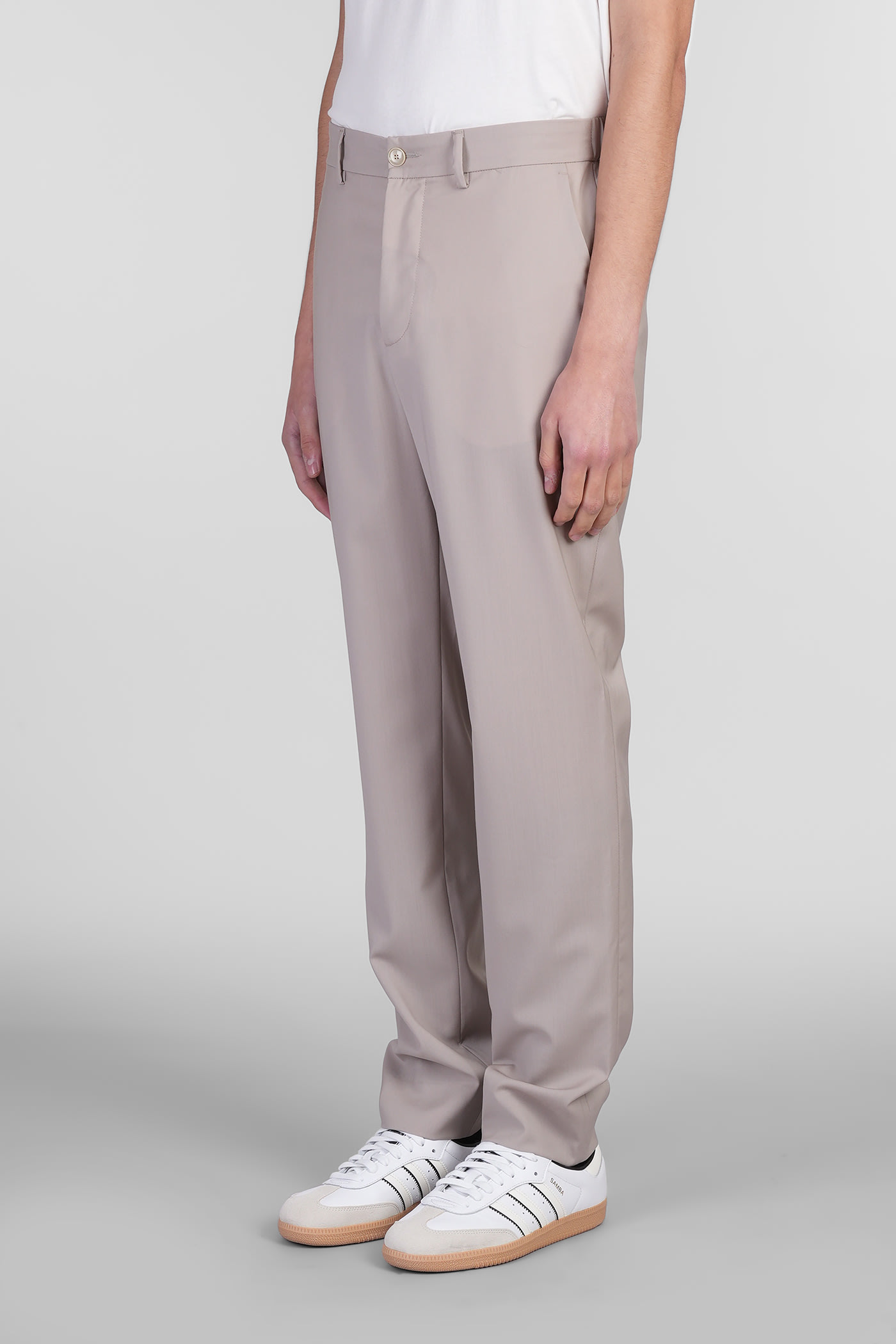 BARENA VENEZIA PINCO PANTS IN BEIGE WOOL