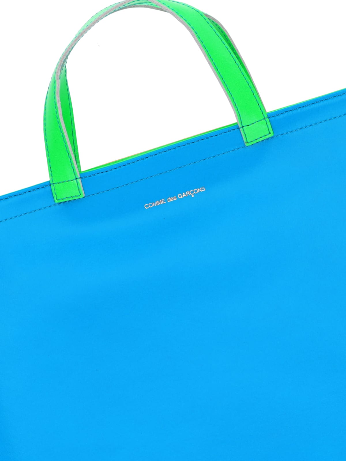 Shop Comme Des Garçons Thin Tote Bag In Blue