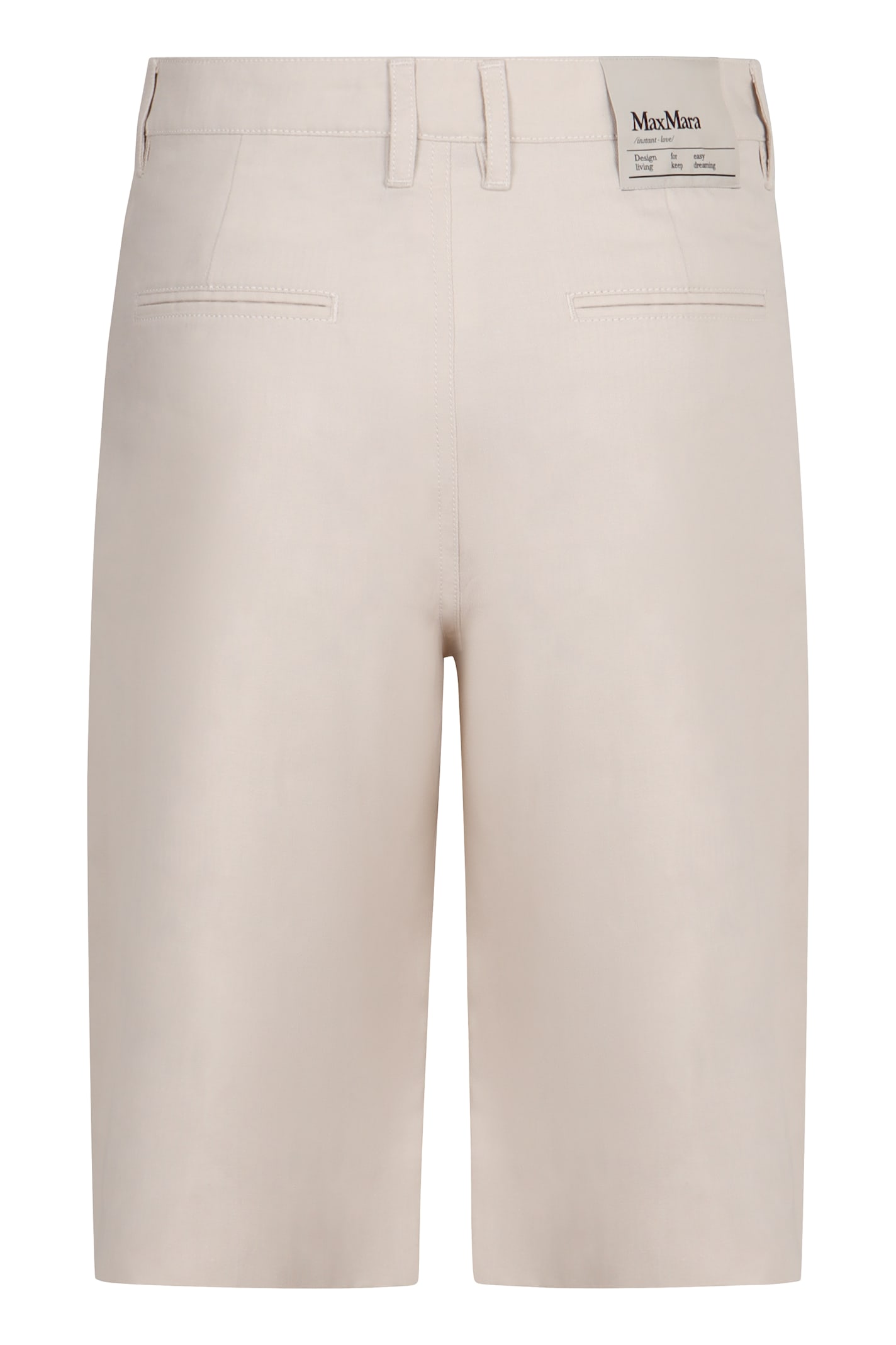 'S MAX MARA ERIC COTTON AND LINEN BERMUDA-SHORTS