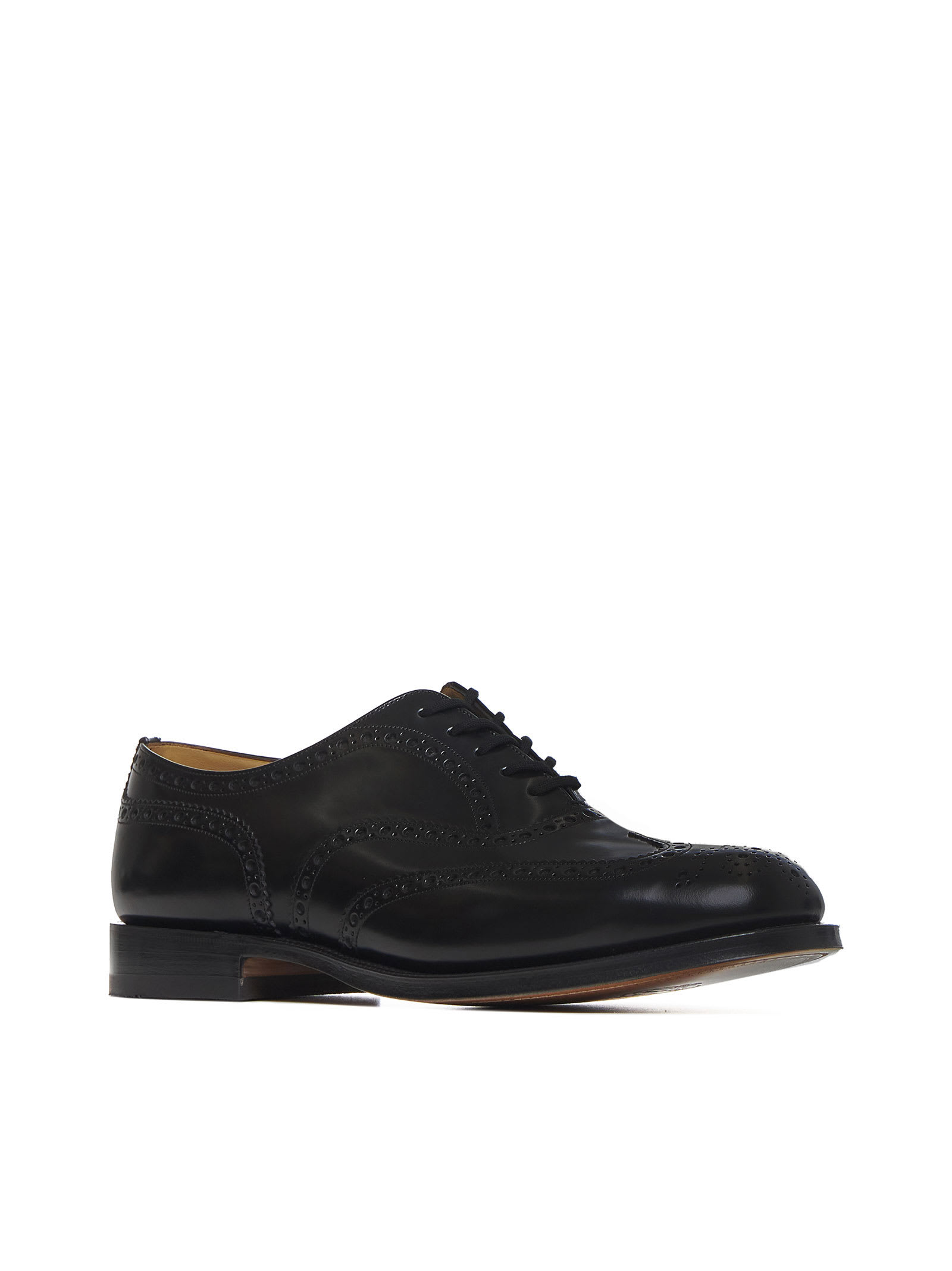 Shop Church's Laced Shoes In Black