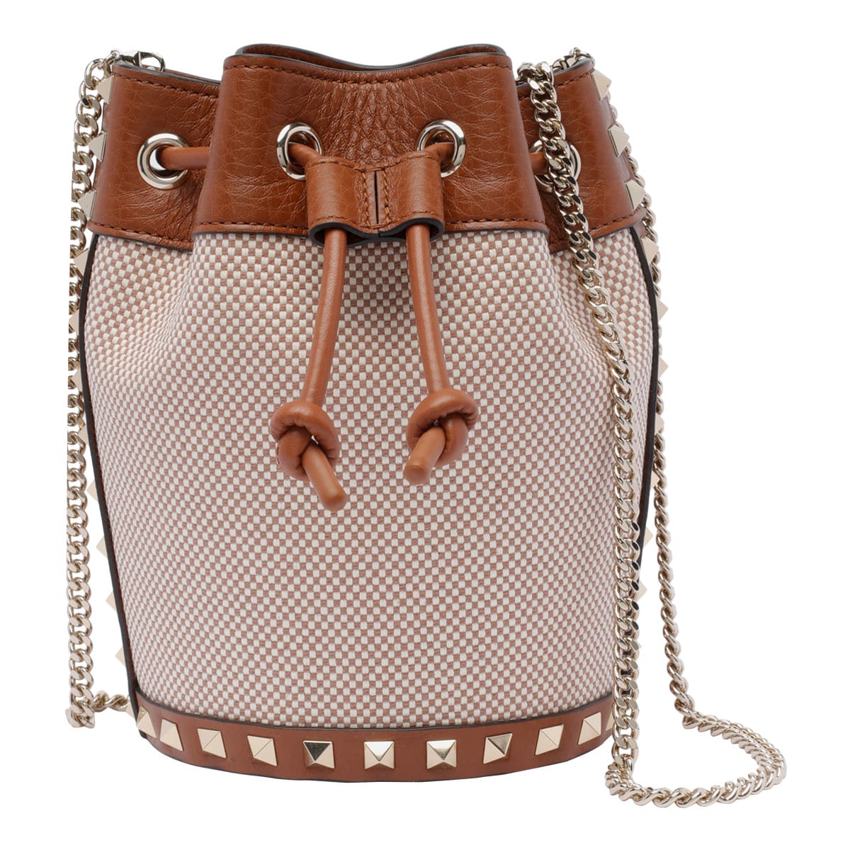 VALENTINO GARAVANI ROCKSTUD BUCKET BAG