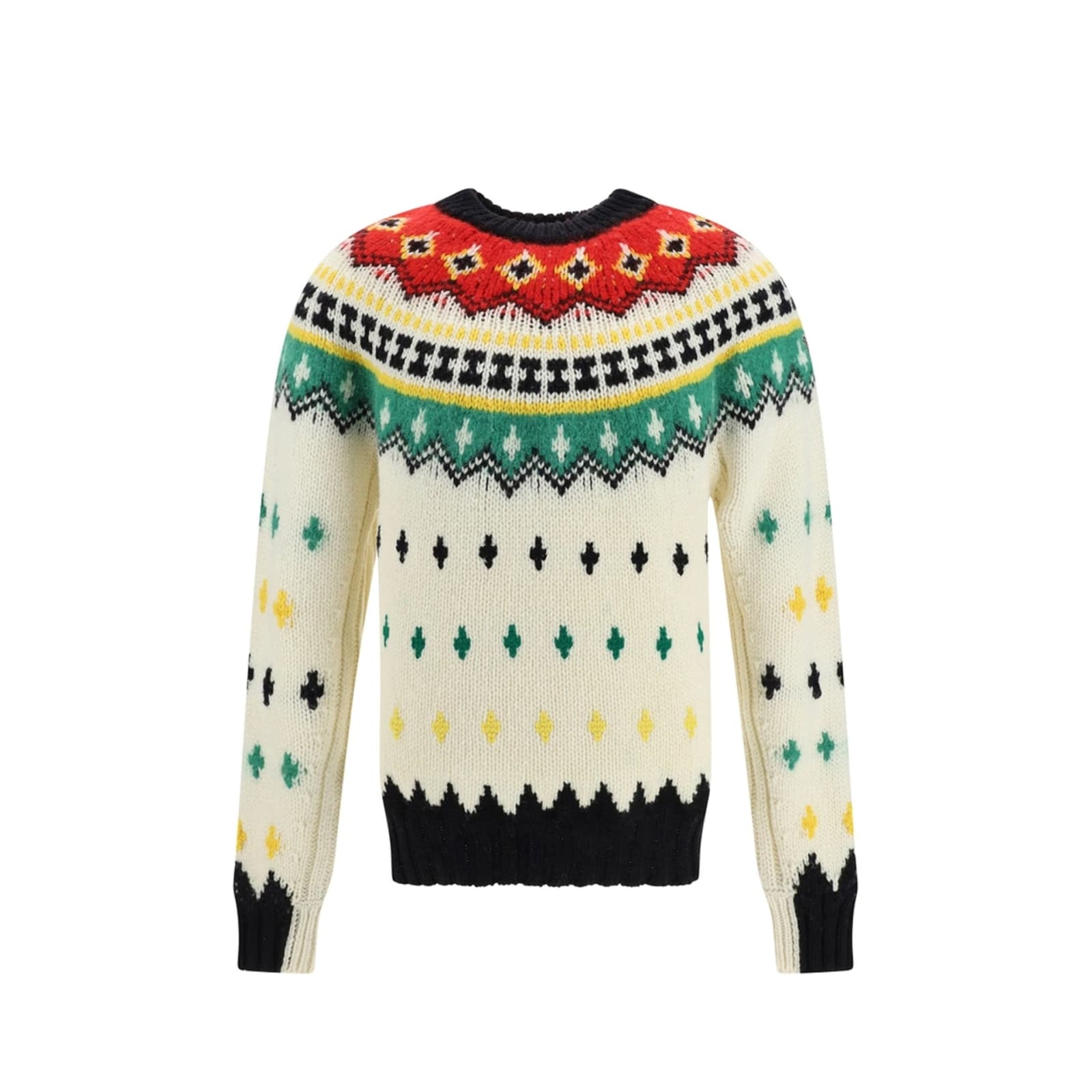 Shop Moncler Grenoble Tricot Sweater In White