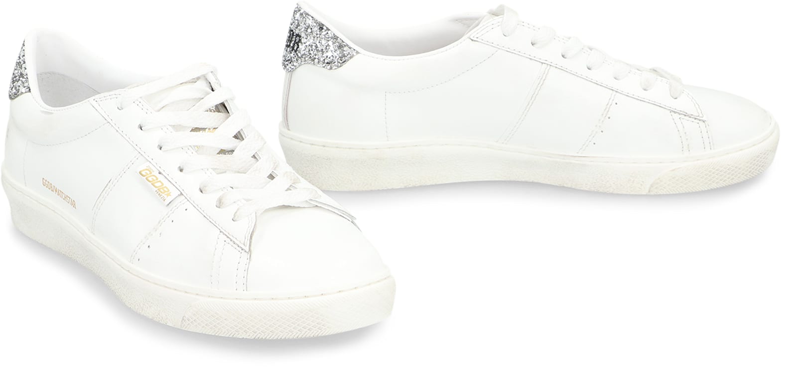 Golden Goose Matchstar Leather Low-top Sneakers In Multi