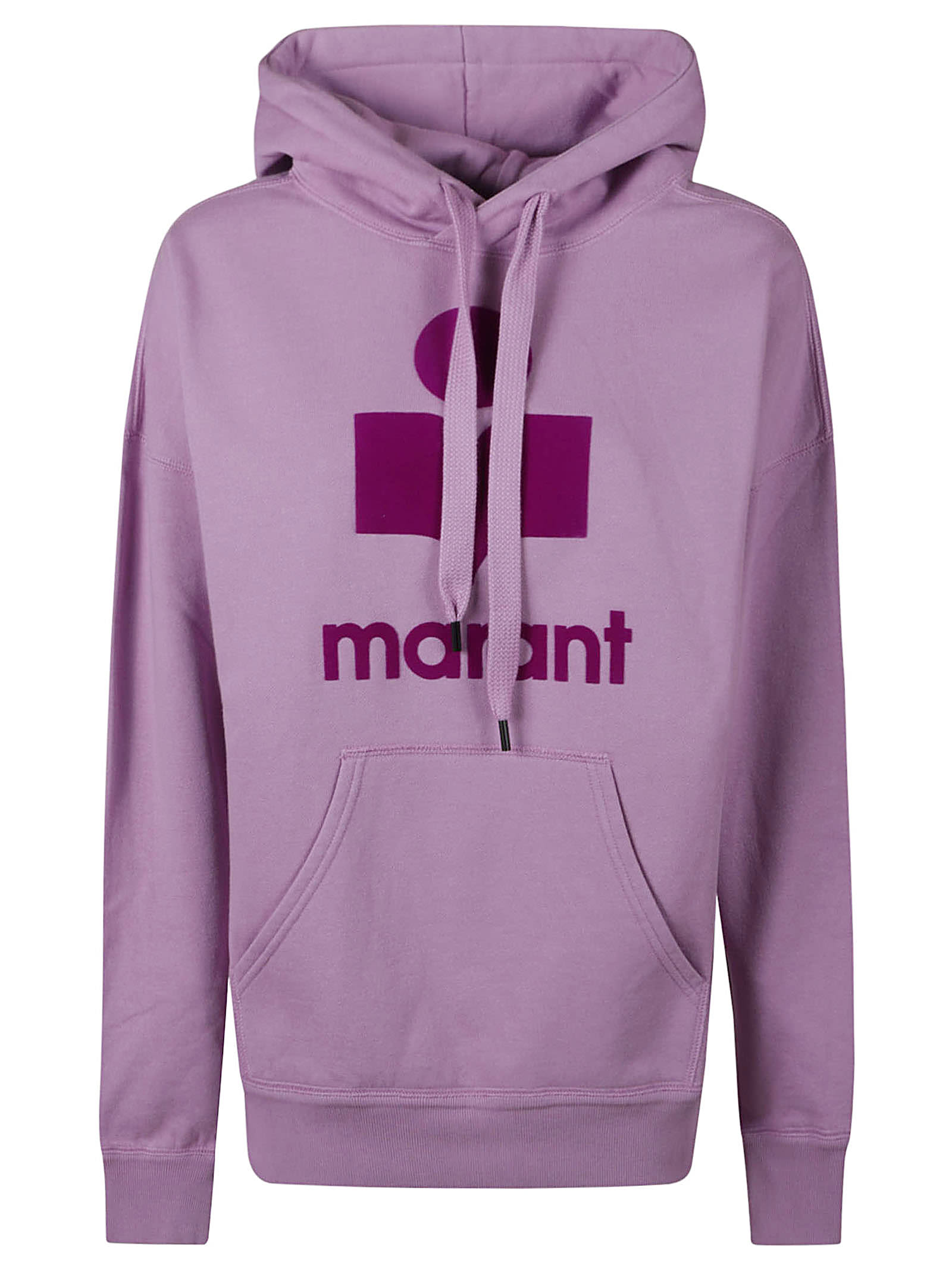 Shop Isabel Marant Mansel Hoodie In Lilac/purple