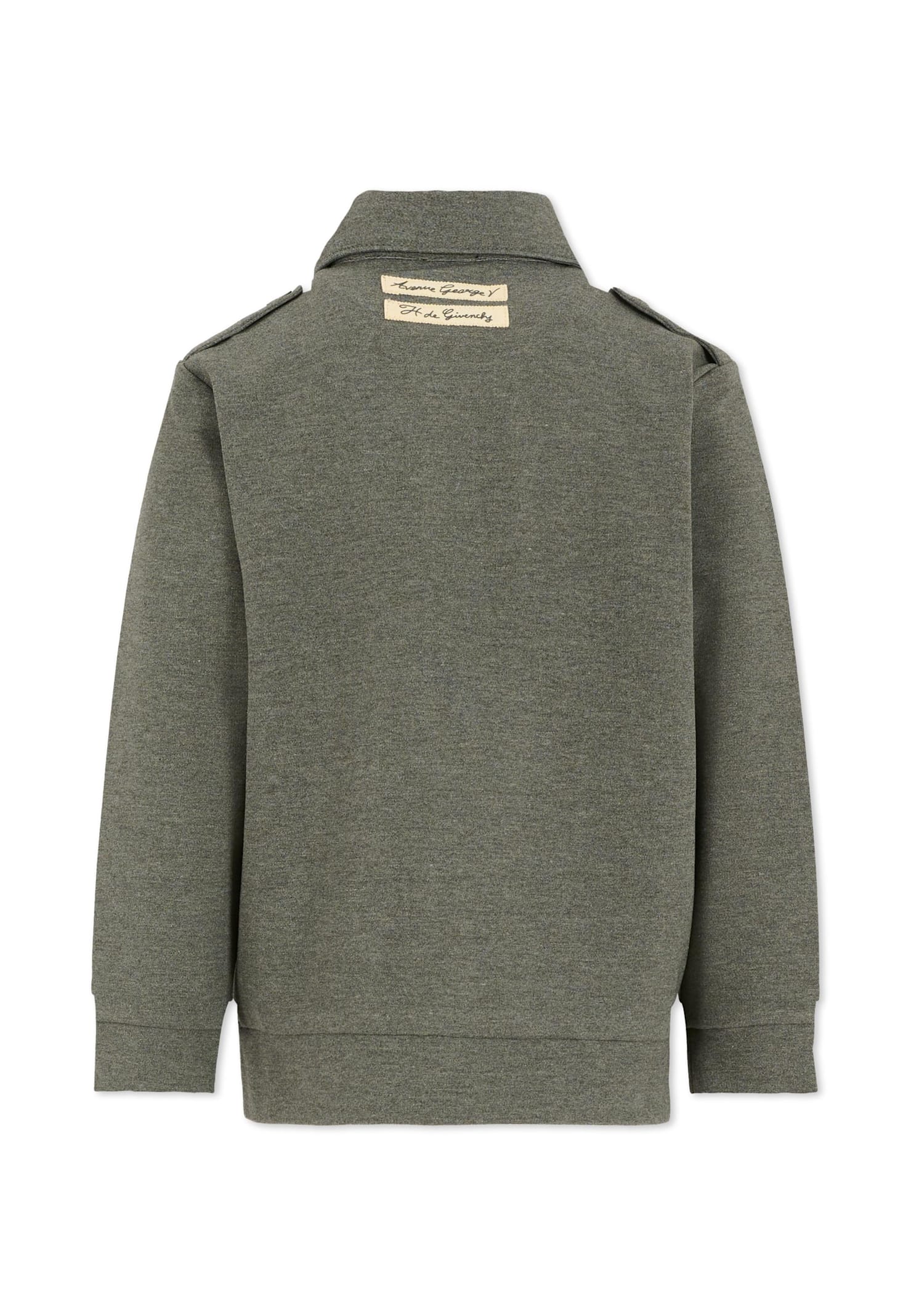 Givenchy Grey Jacket For Boy With Patch In Gray
