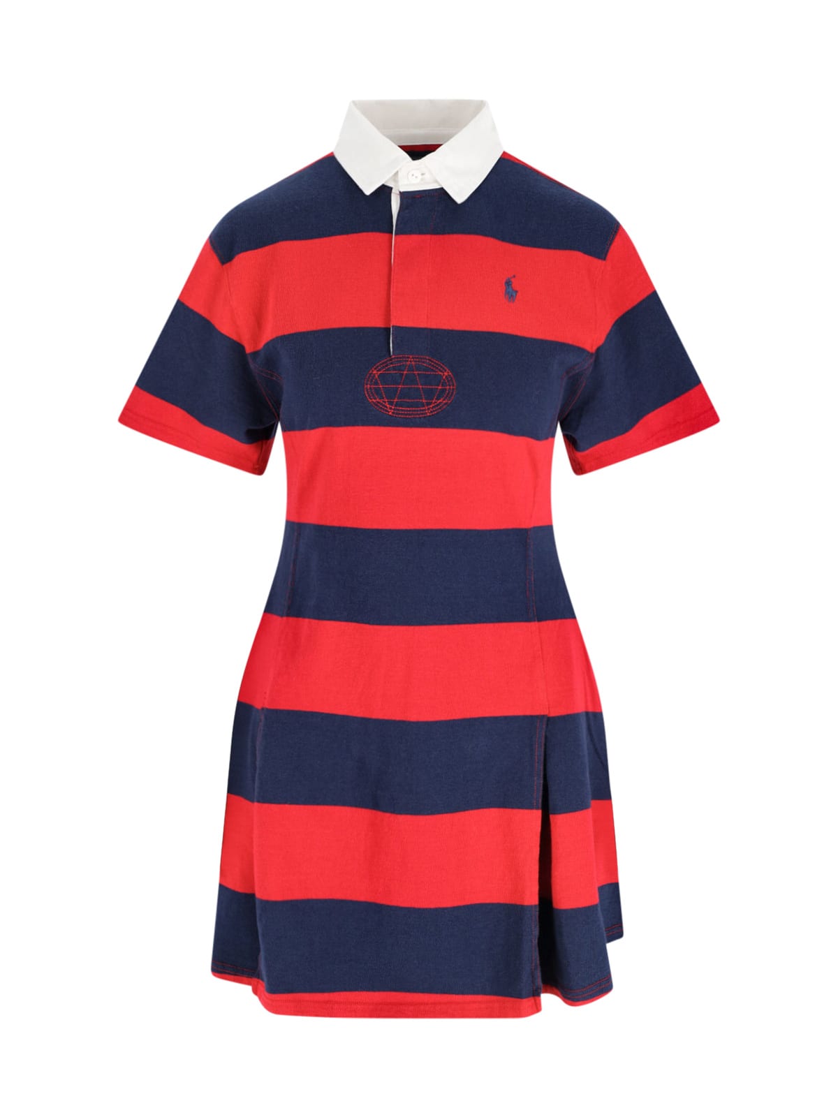 Polo Ralph Lauren Mini Dress In Red