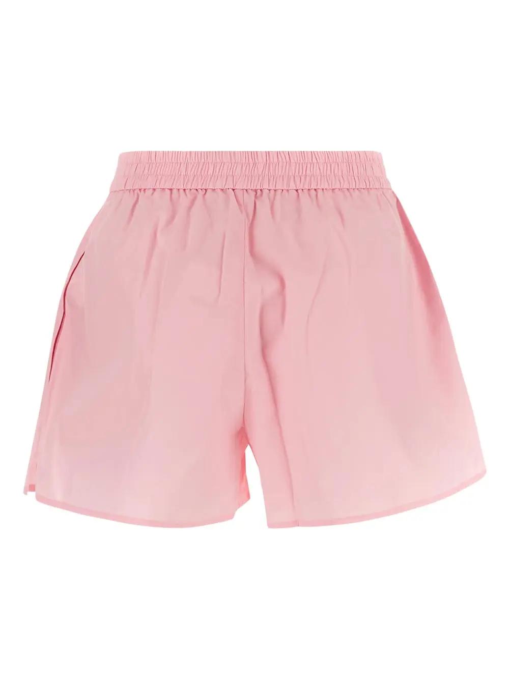 Shop Alexander Wang Cotton Shorts In Rosa