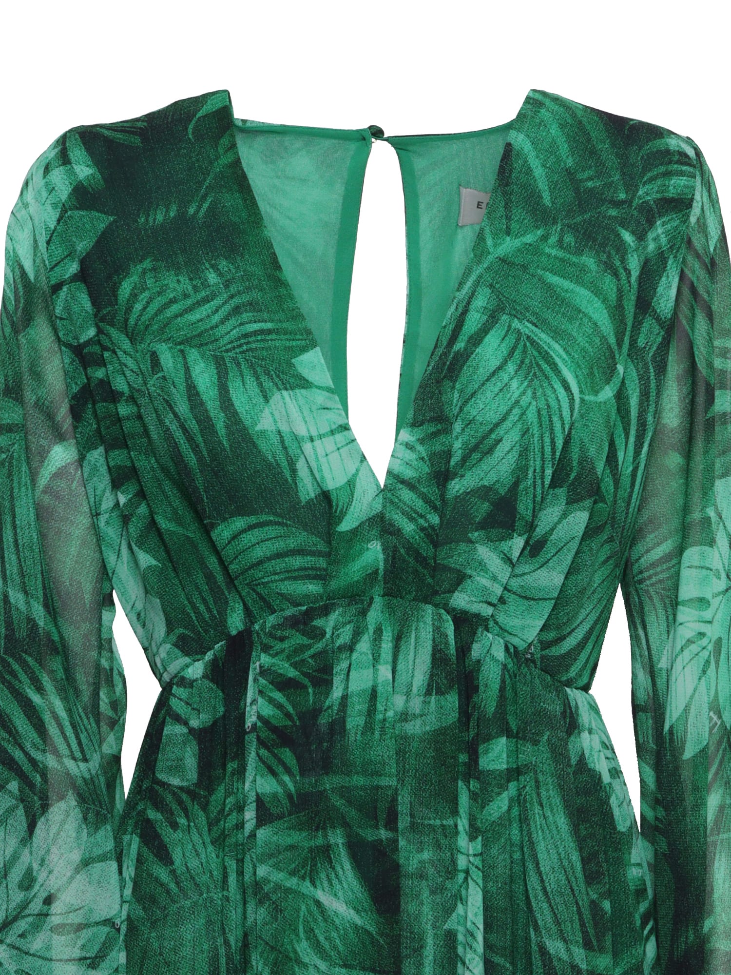 Shop Ermanno Ermanno Scervino Foresta Long Dress In Green