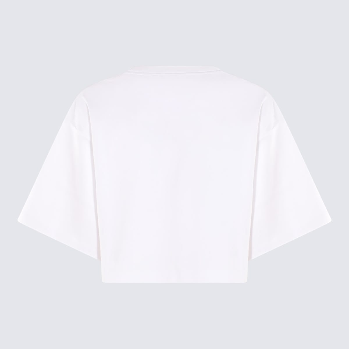 Dolce & Gabbana White And Black Cotton T-shirt