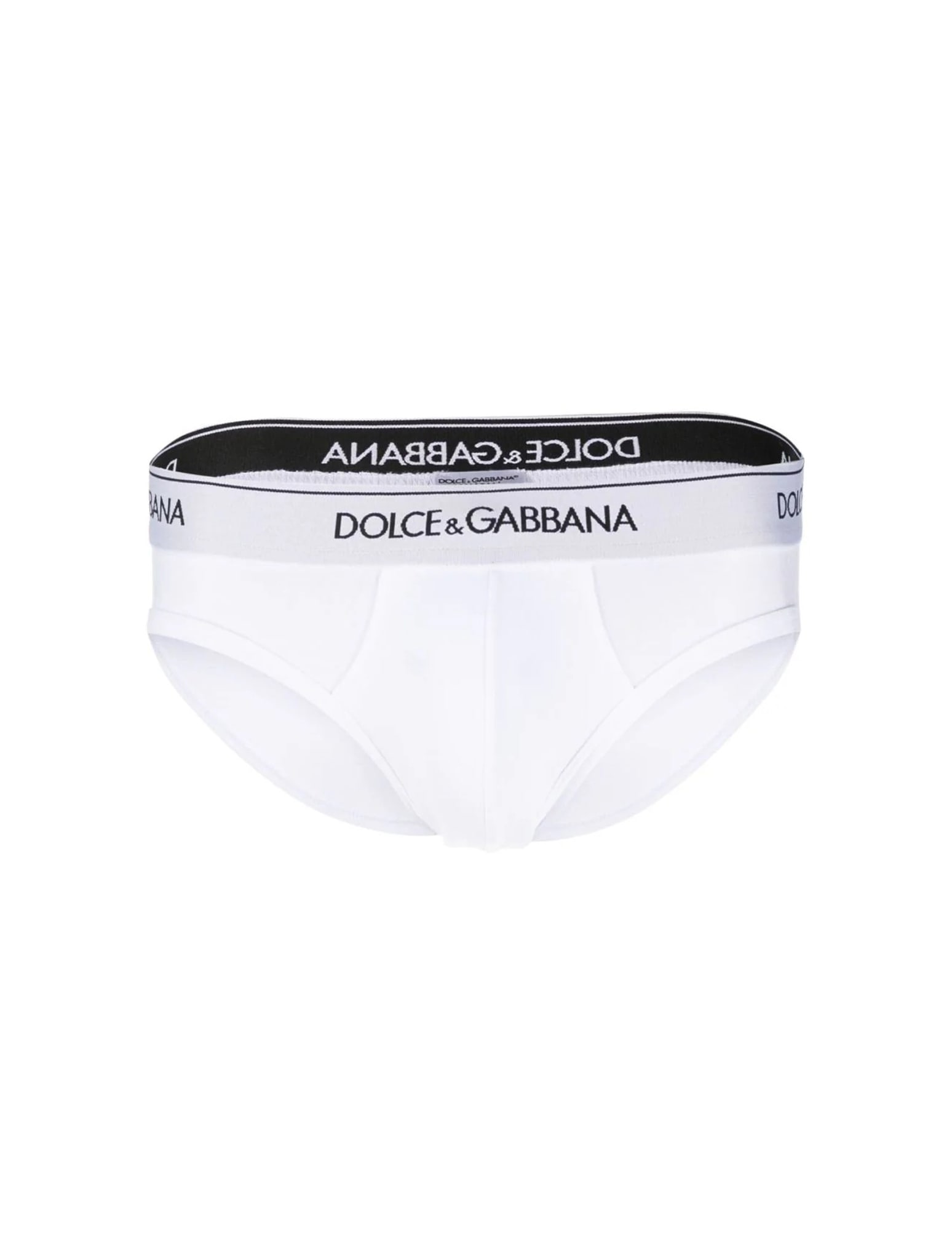 Shop Dolce & Gabbana Bi-pack In Optic White