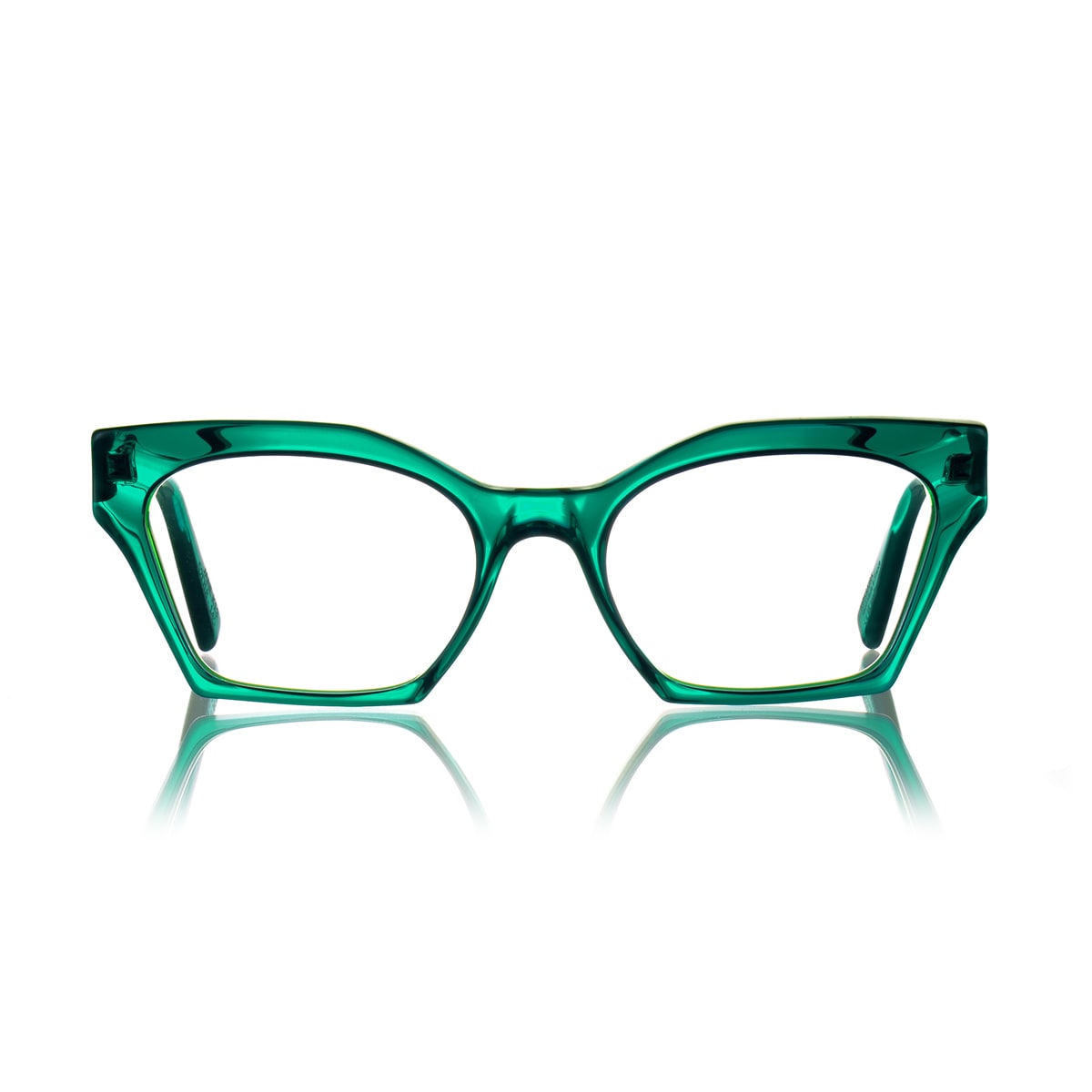 Kirk &amp; Kirk Jane K13 Emerald Glasses In Green