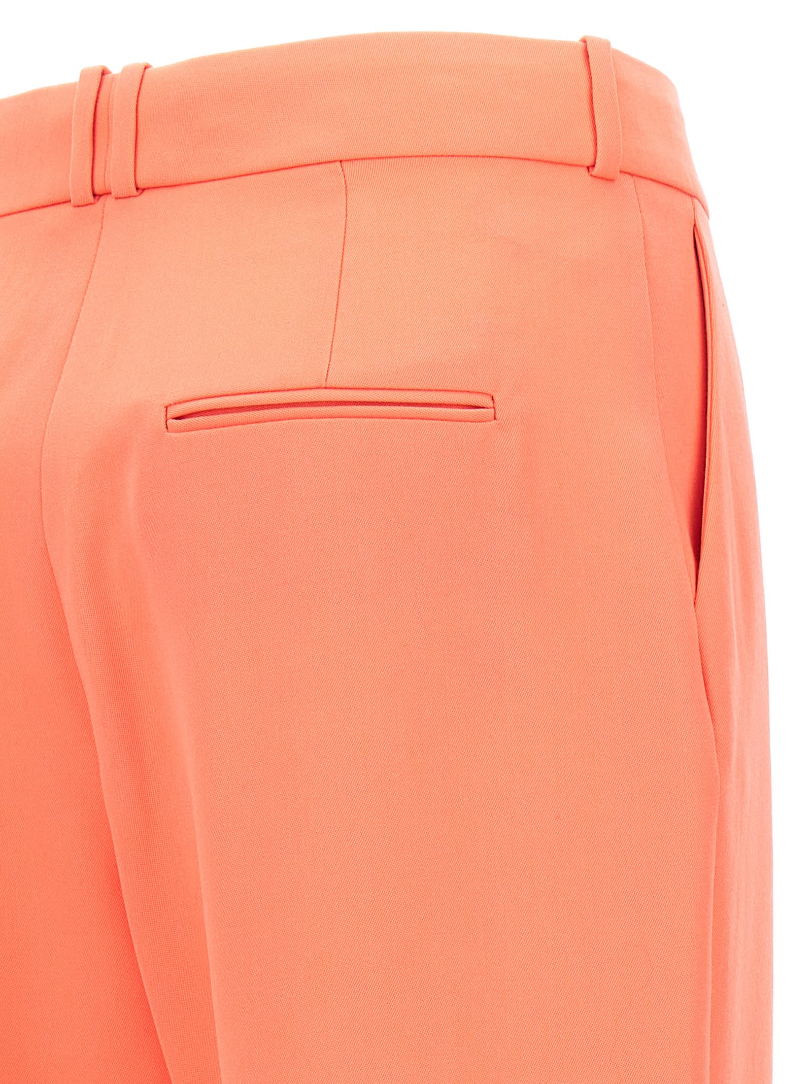 Shop Balmain Pants With Side Slits In Pink