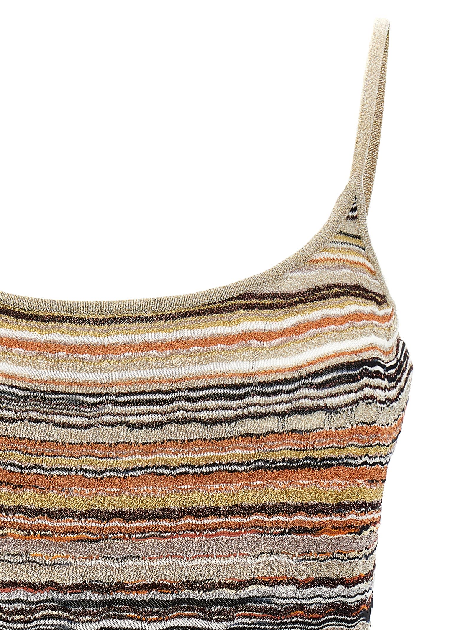 Missoni Wave Pattern Top Tops Multicolor In Neutral